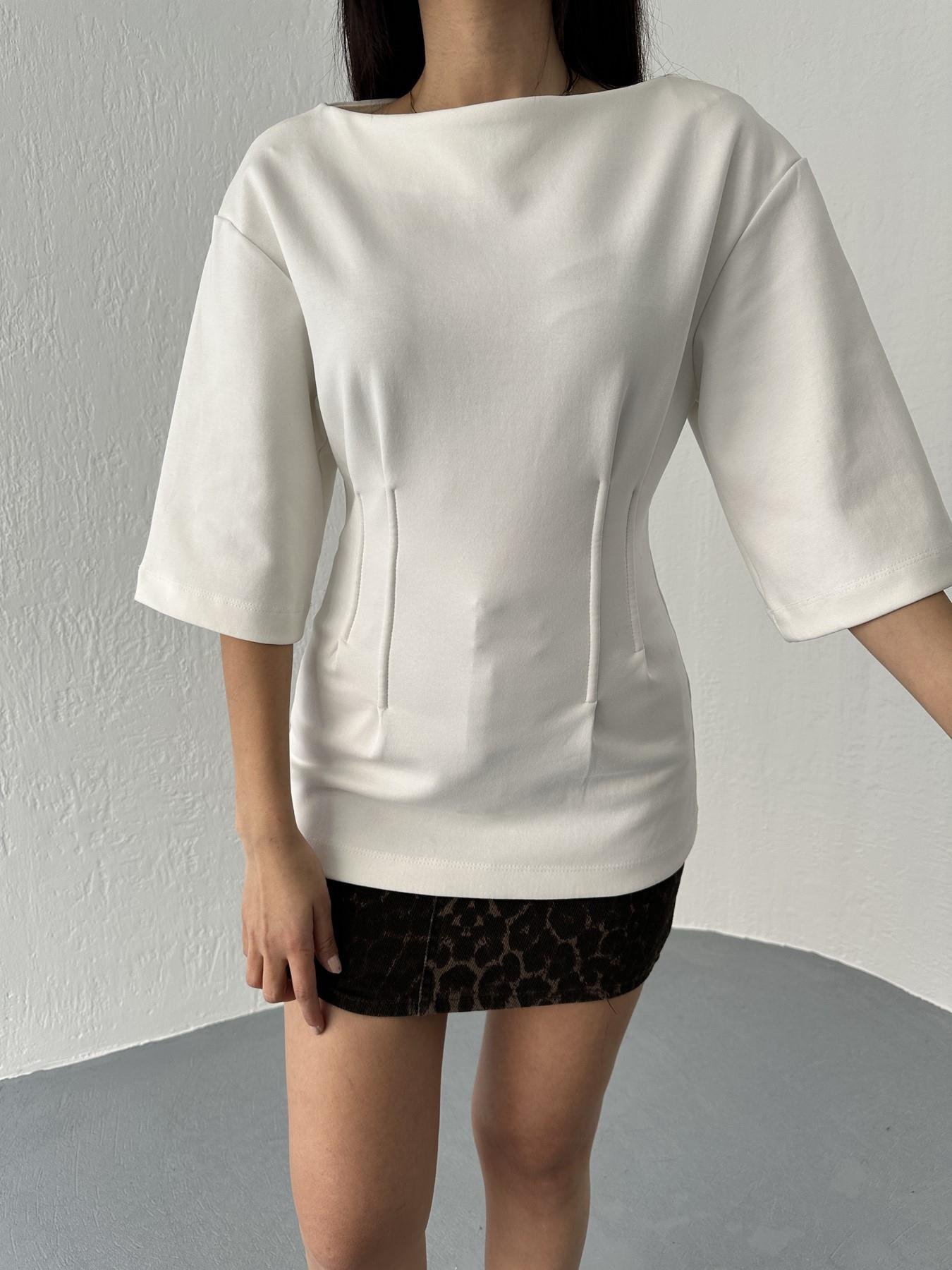 Pensli Tişört Ekru