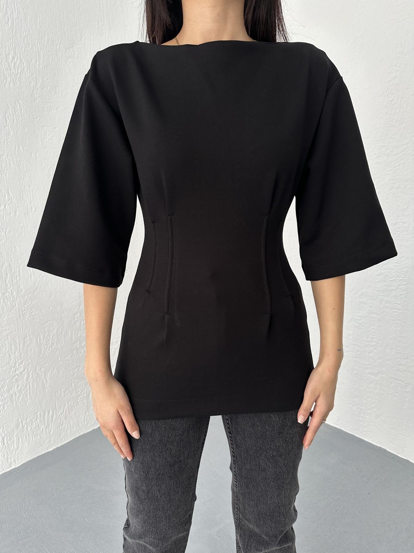 Pensli Tişört Siyah