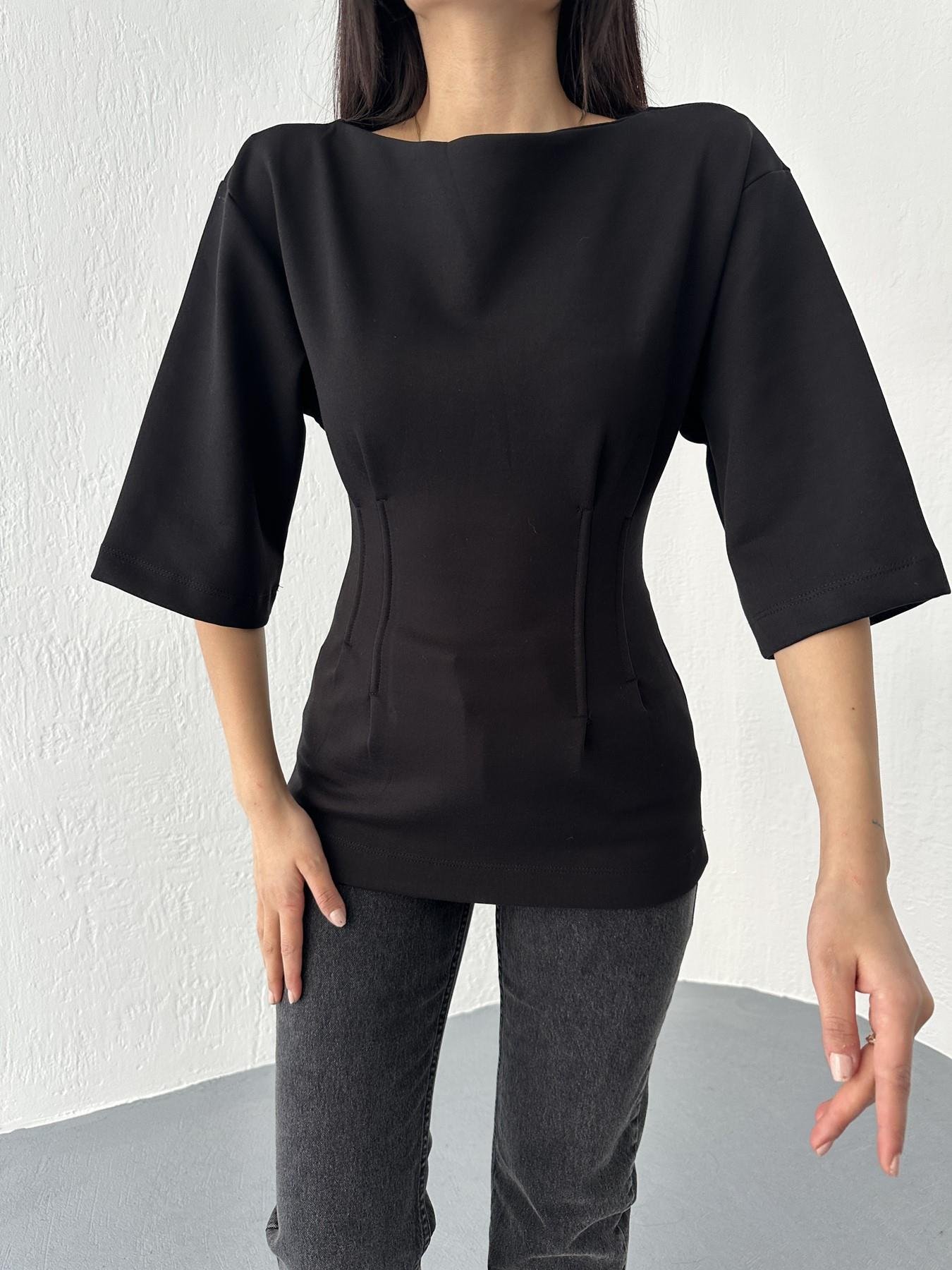 Pensli Tişört Siyah