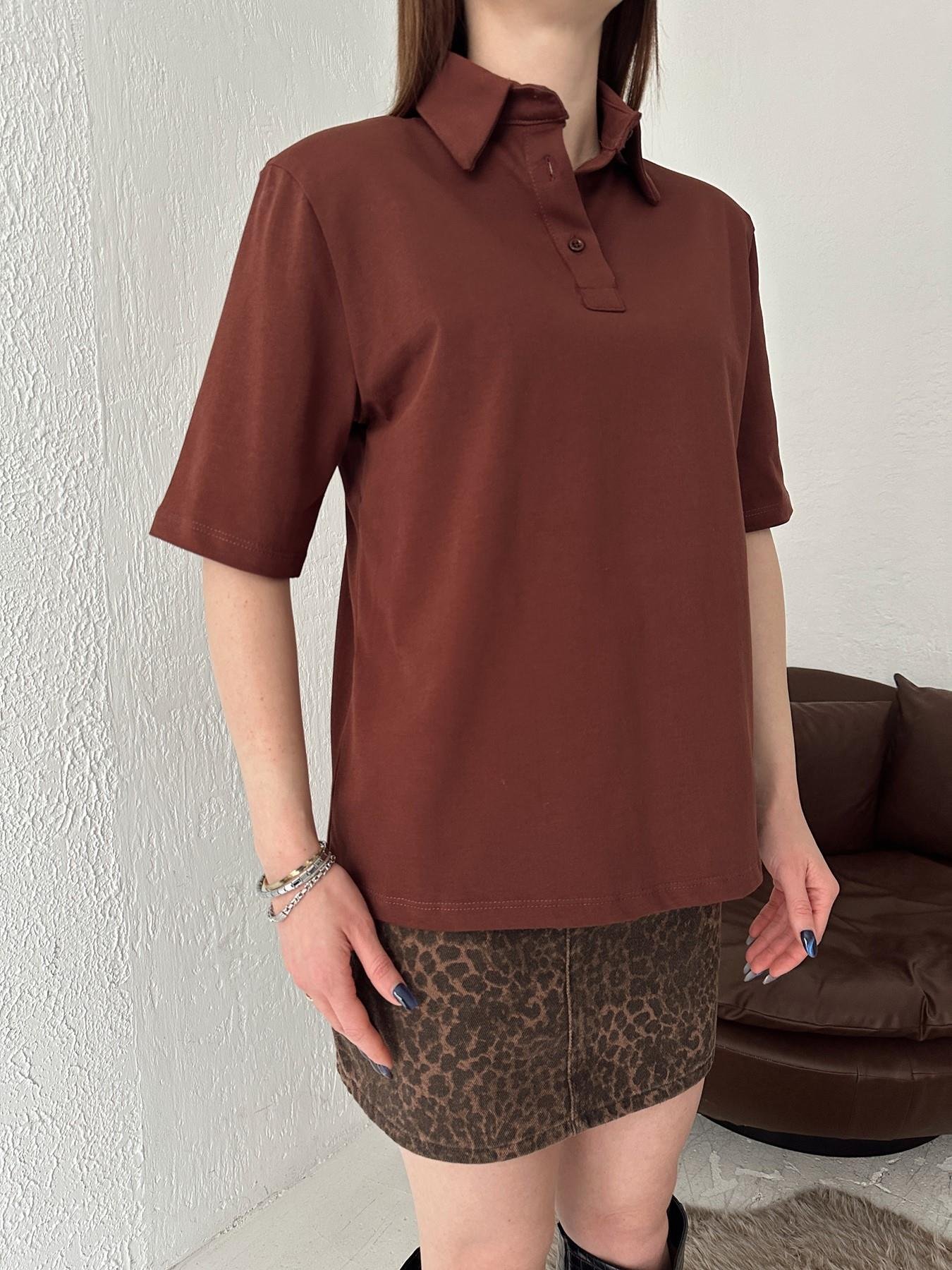 Polo Yaka Tişört KAHVE