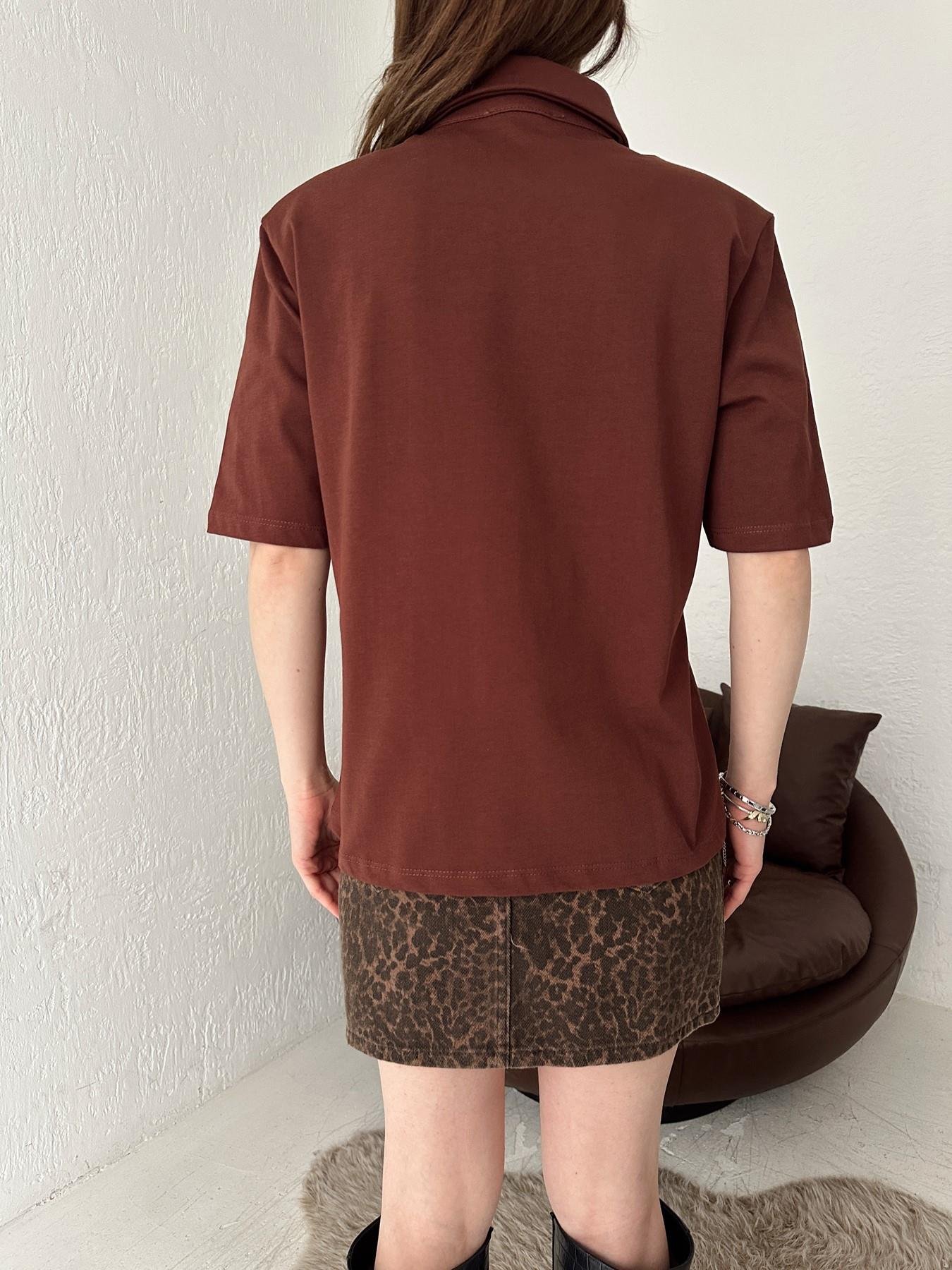 Polo Yaka Tişört KAHVE