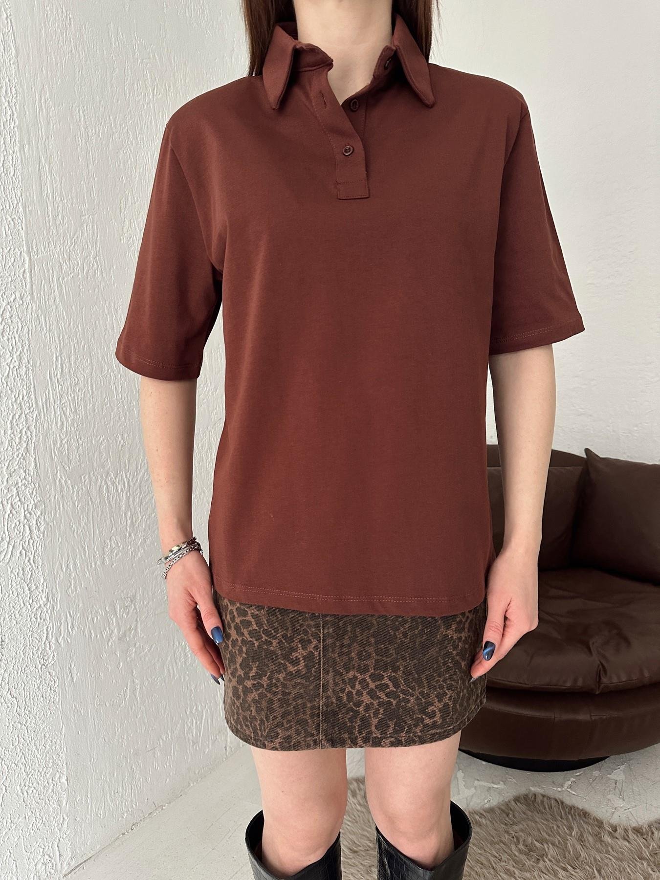 Polo Yaka Tişört KAHVE