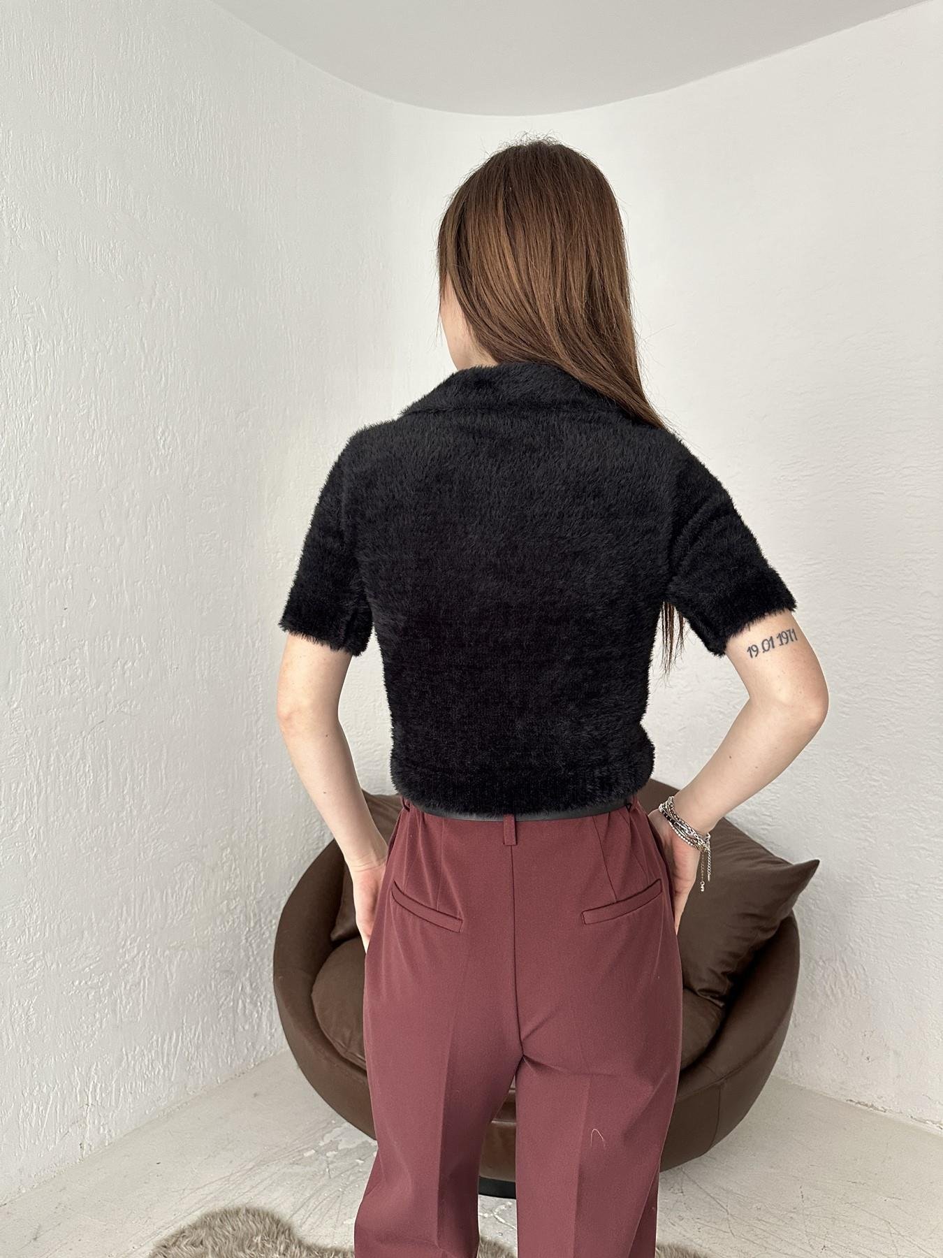 Polo Yaka Yumoş Triko SİYAH