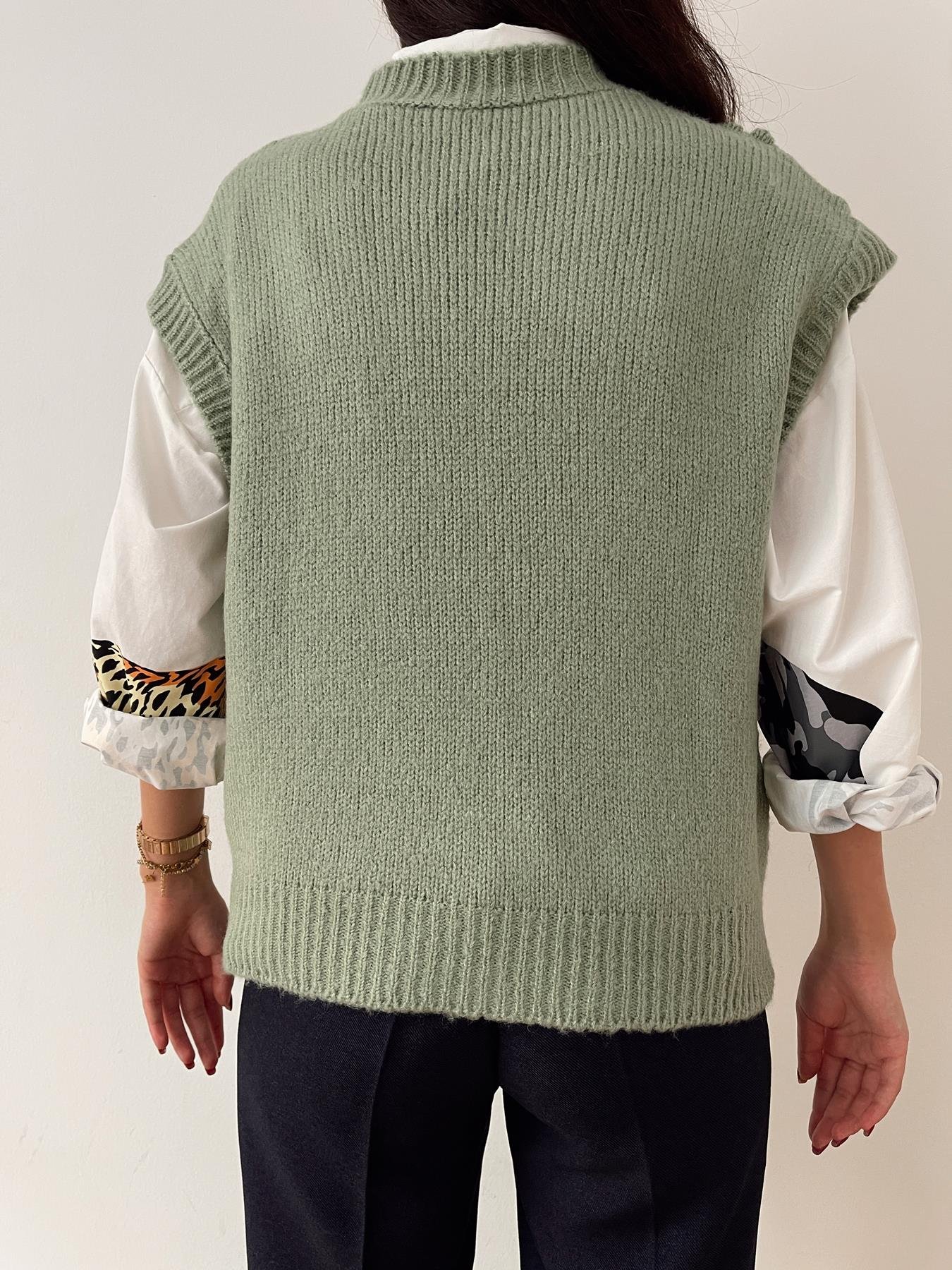 Ponpon Süveter MİNT