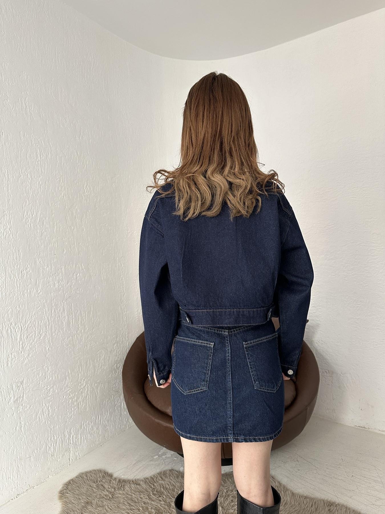 Raw Yıkama Ceket LACİVERT