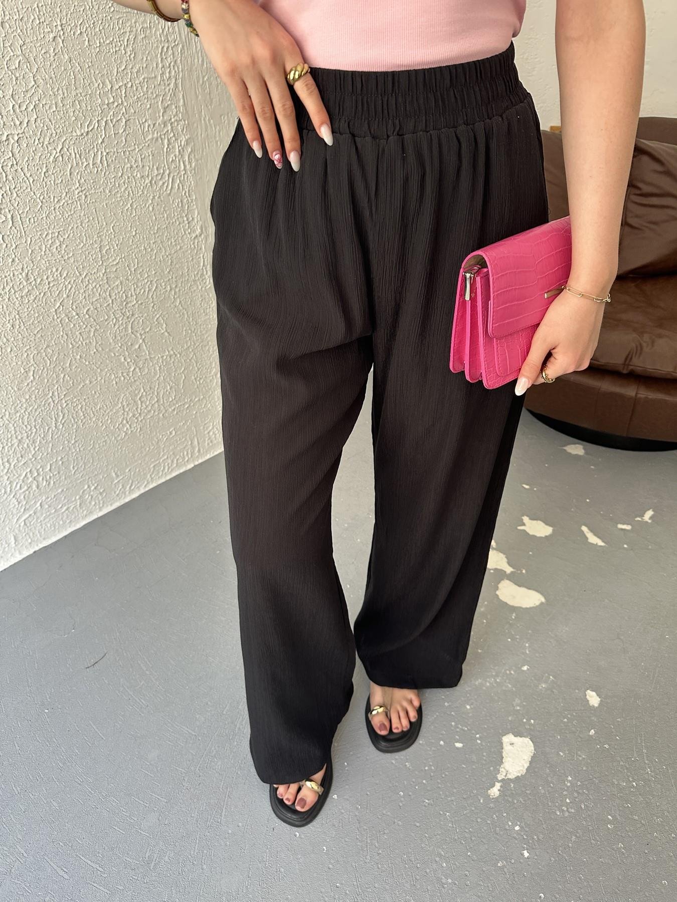 Relax Kesim Pantolon Siyah