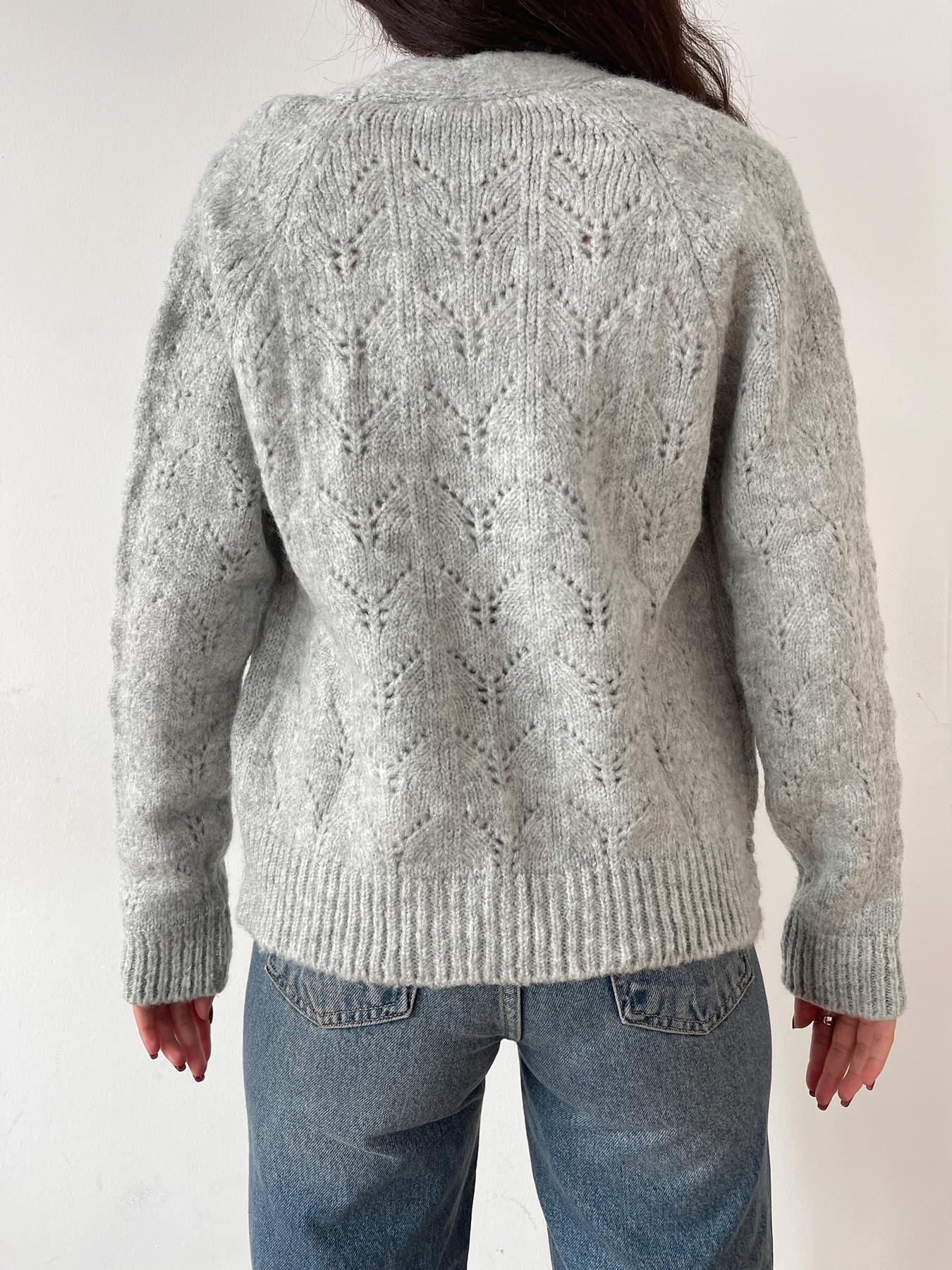 Şardonlu Hırka GRİ