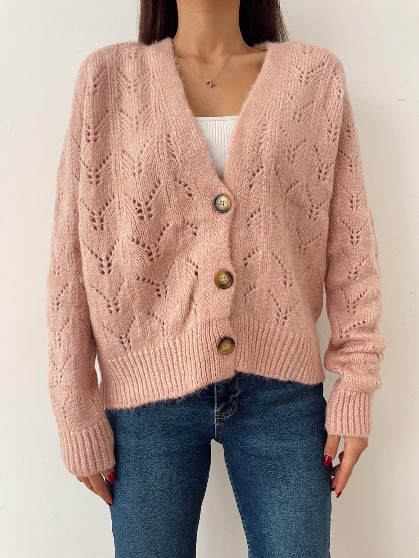 Şardonlu Hırka PUDRA