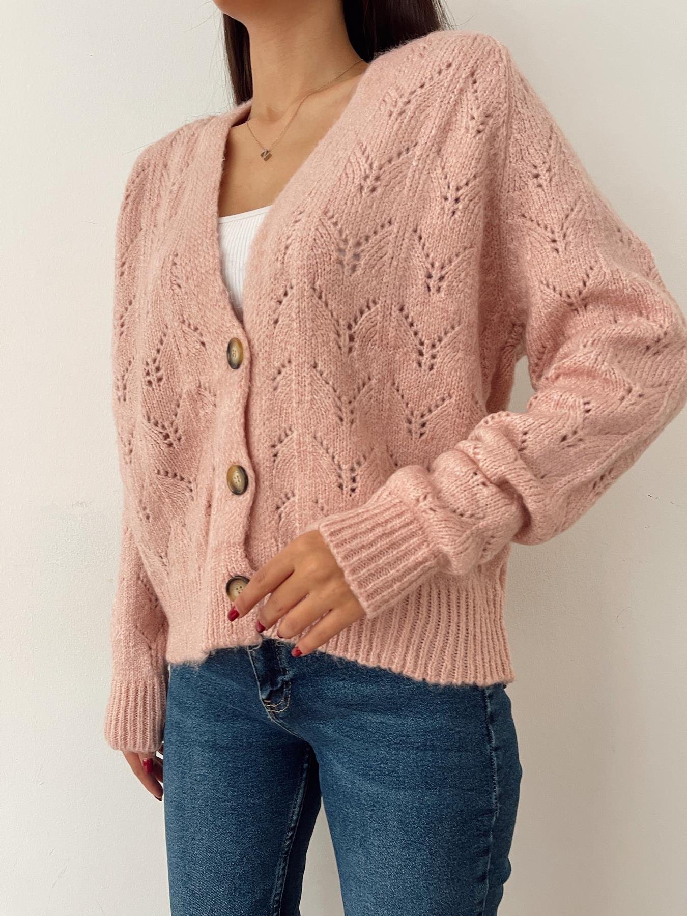 Şardonlu Hırka PUDRA