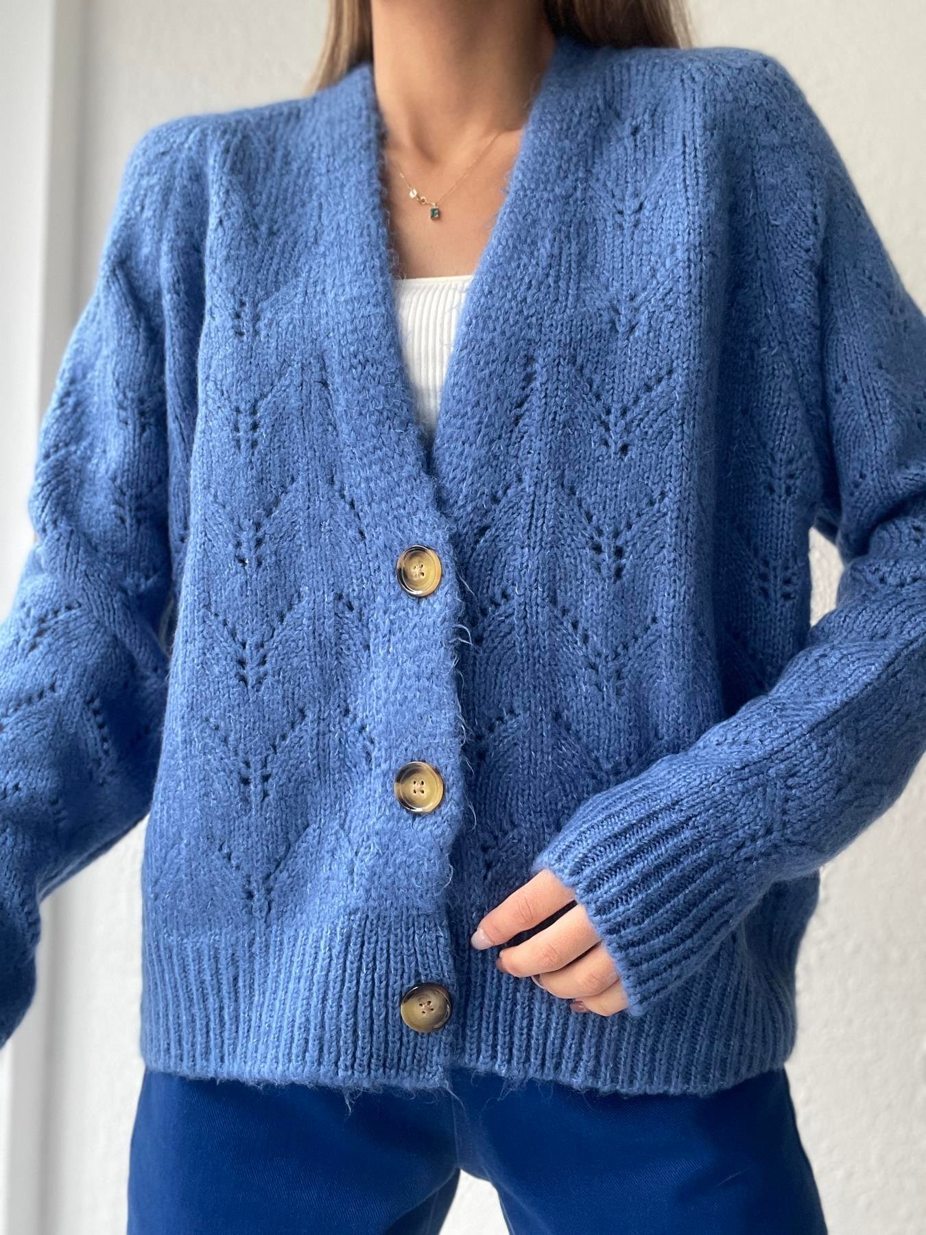 Şardonlu Hırka SAKS