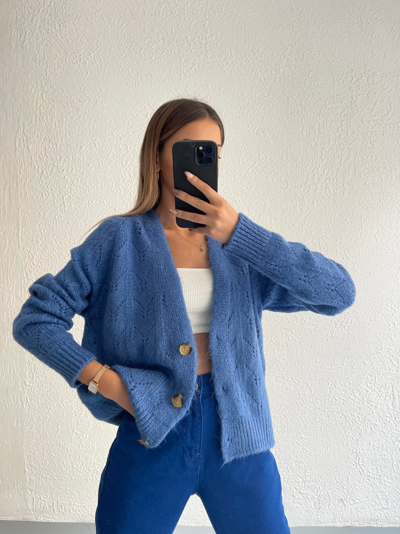 Şardonlu Hırka SAKS