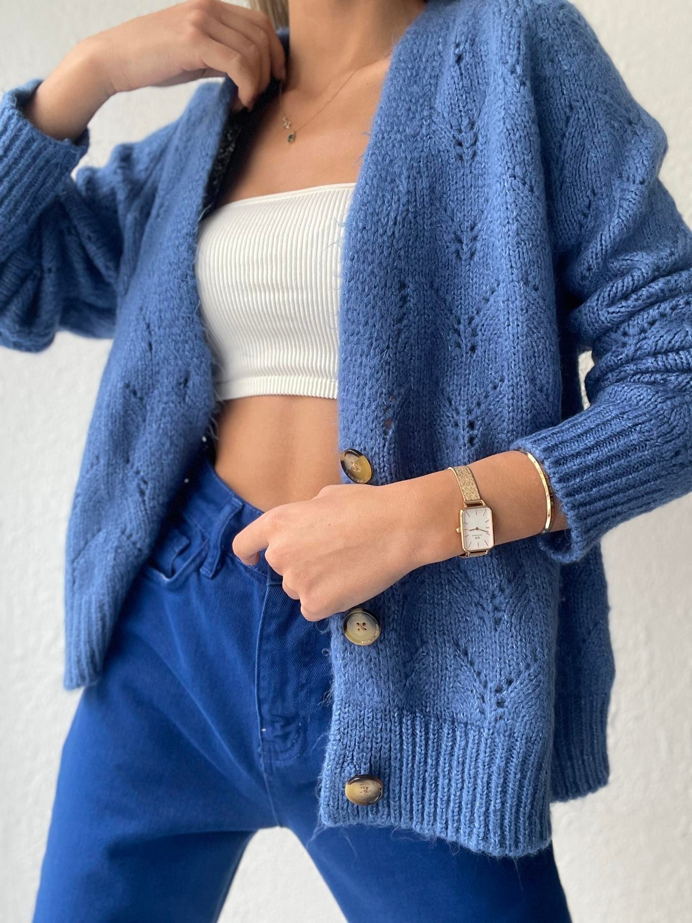 Şardonlu Hırka SAKS