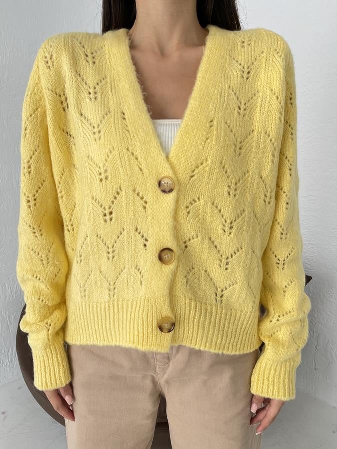 Şardonlu Hırka SARI