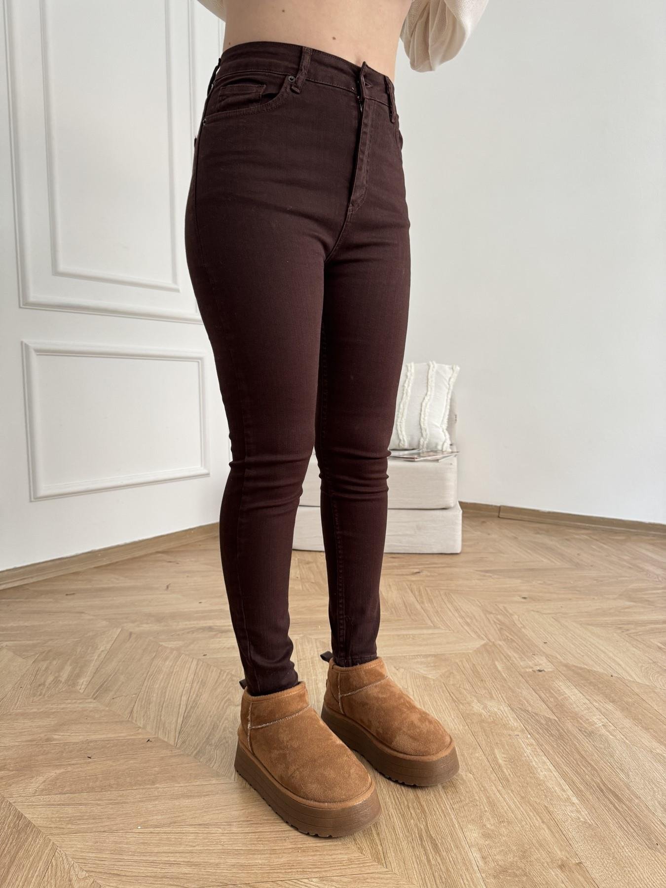 Skinny Fit Pantolon 78 kahve