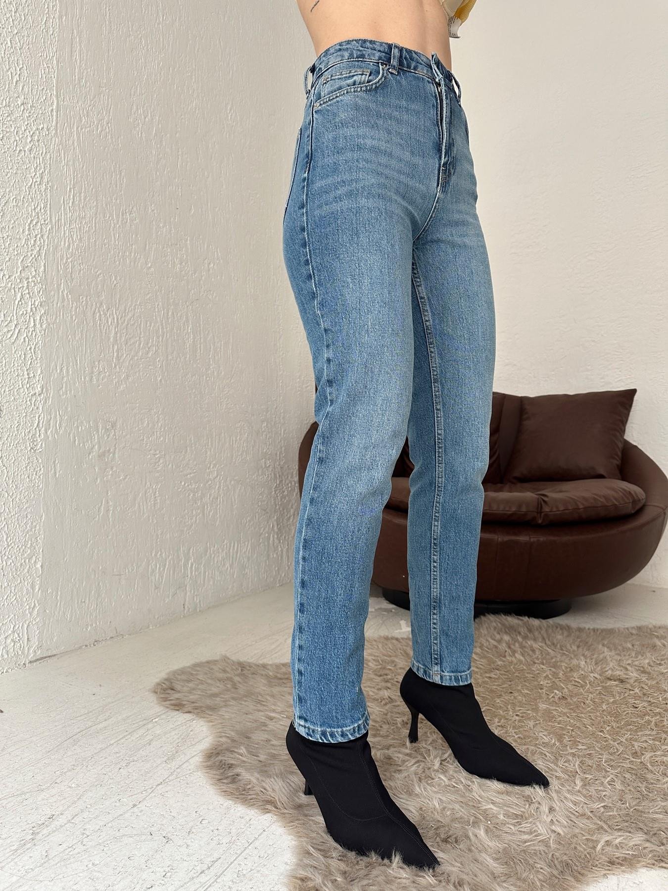 Slim Mom Pantolon MAVİ