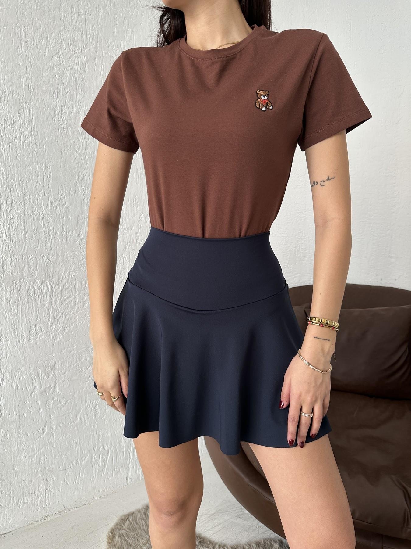 Sporcu Şort Etek LACİVERT