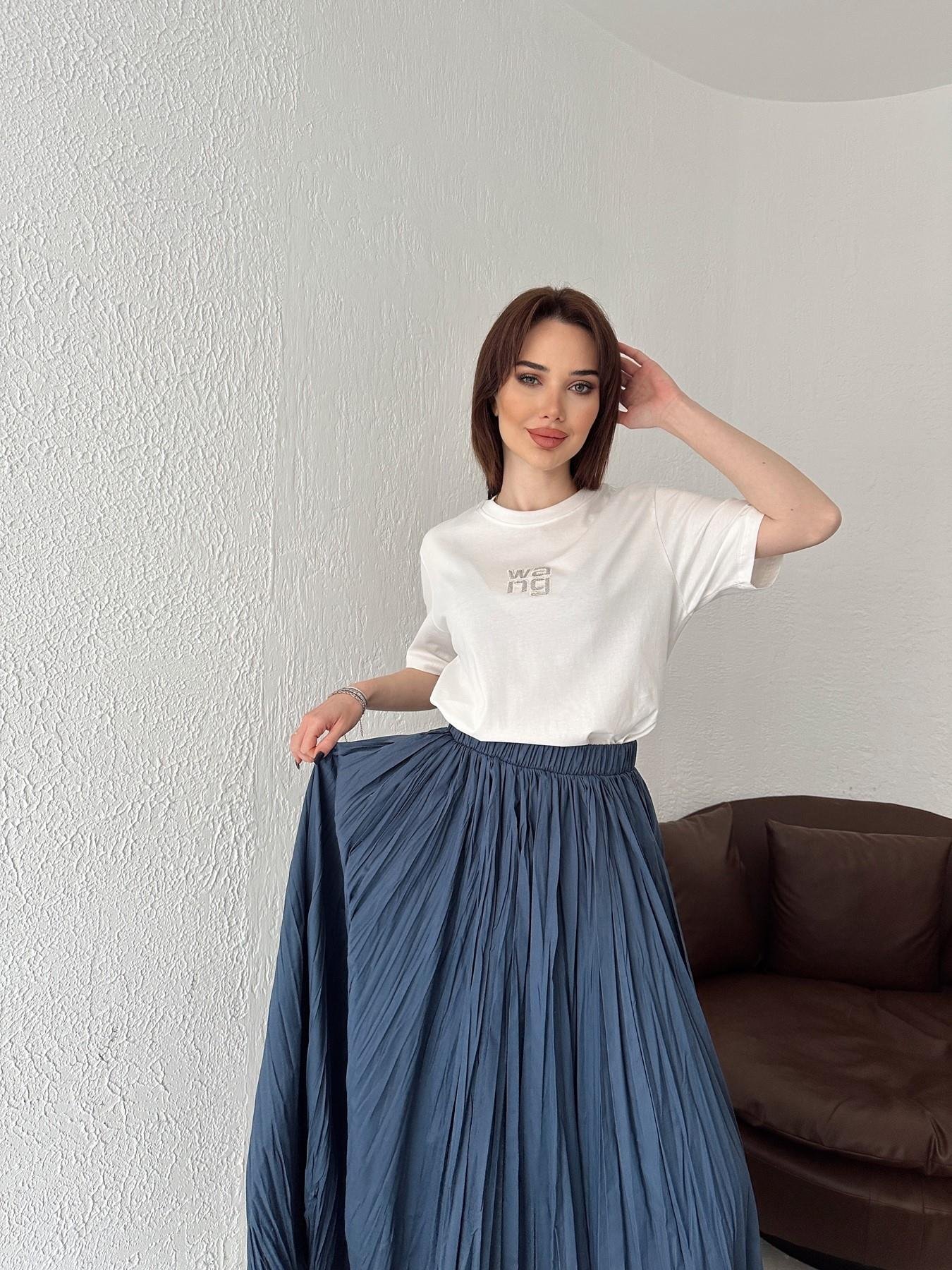 Taş Baskılı Yazılı Tişört EKRU