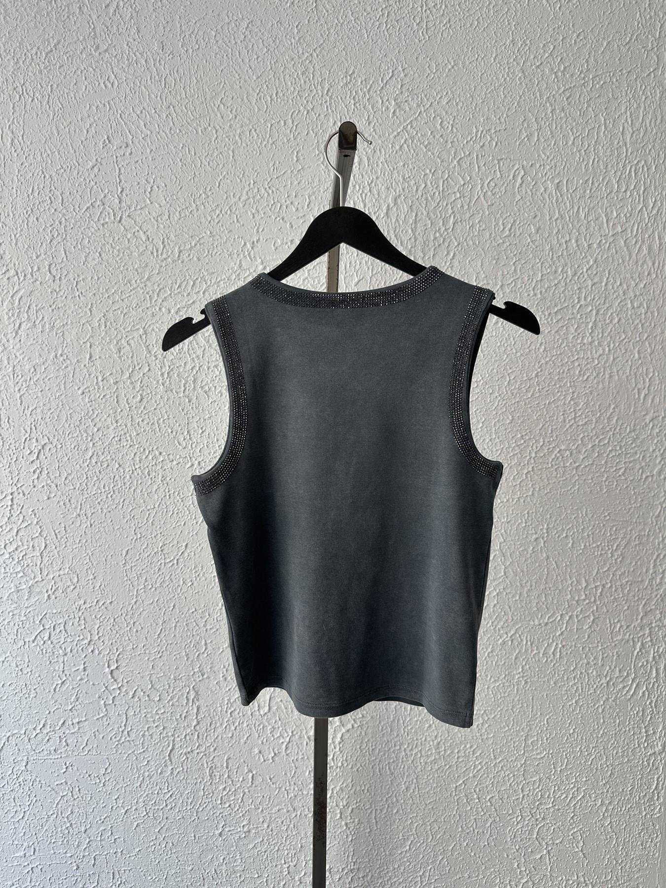 Taş Detay Atlet Gri