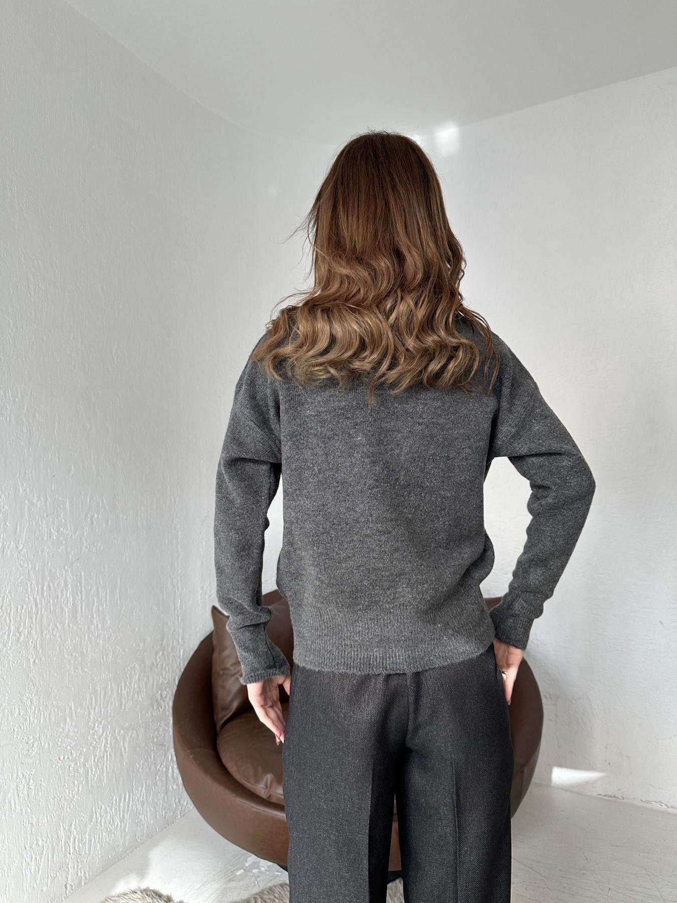 Teddy Nakışlı Kazak ANTRASİT