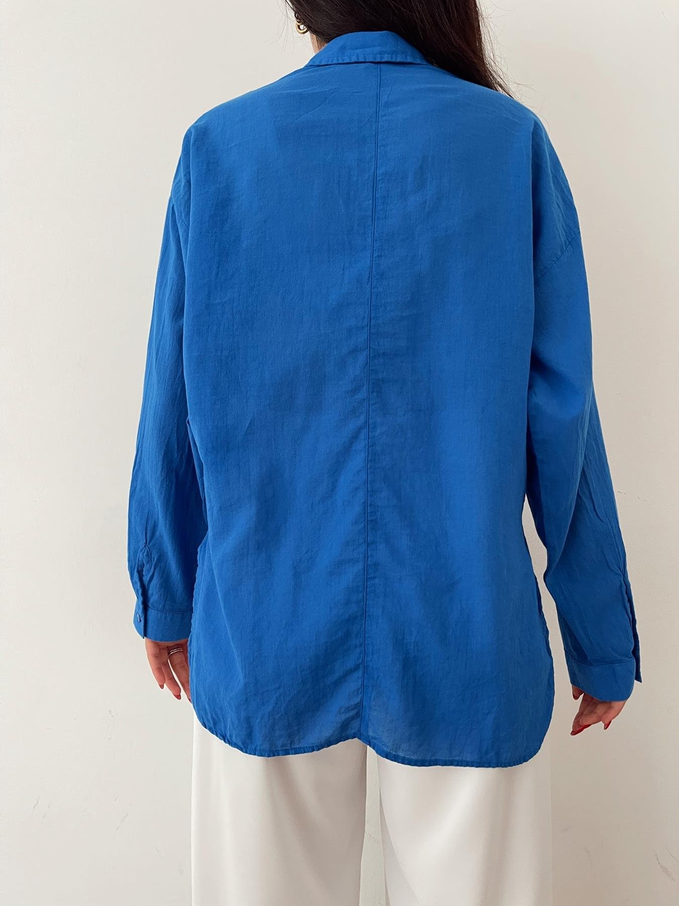 Tek Cepli Oversize Vual Gömlek SAKS