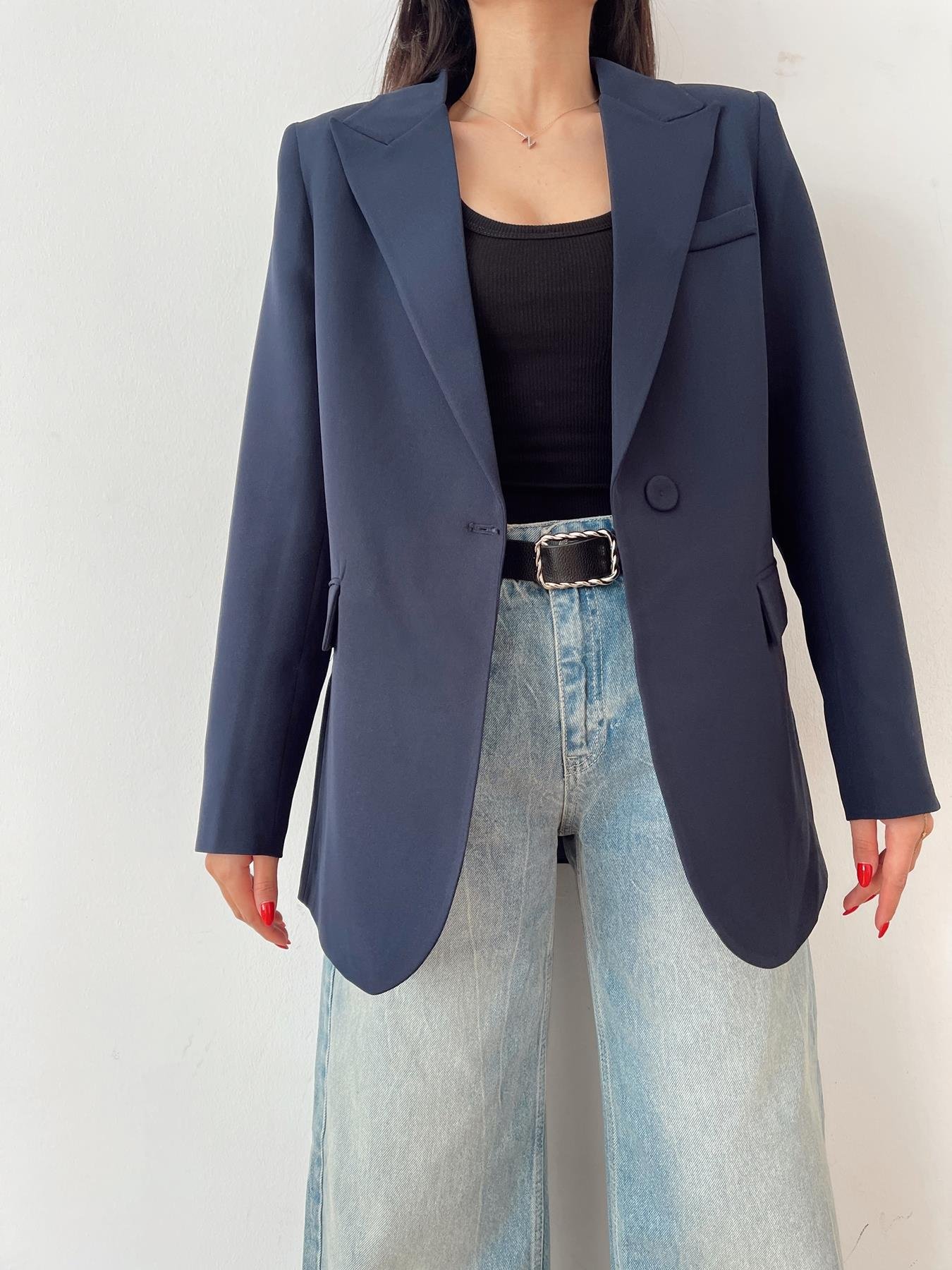 Tek Düğmeli Ceket LACİVERT