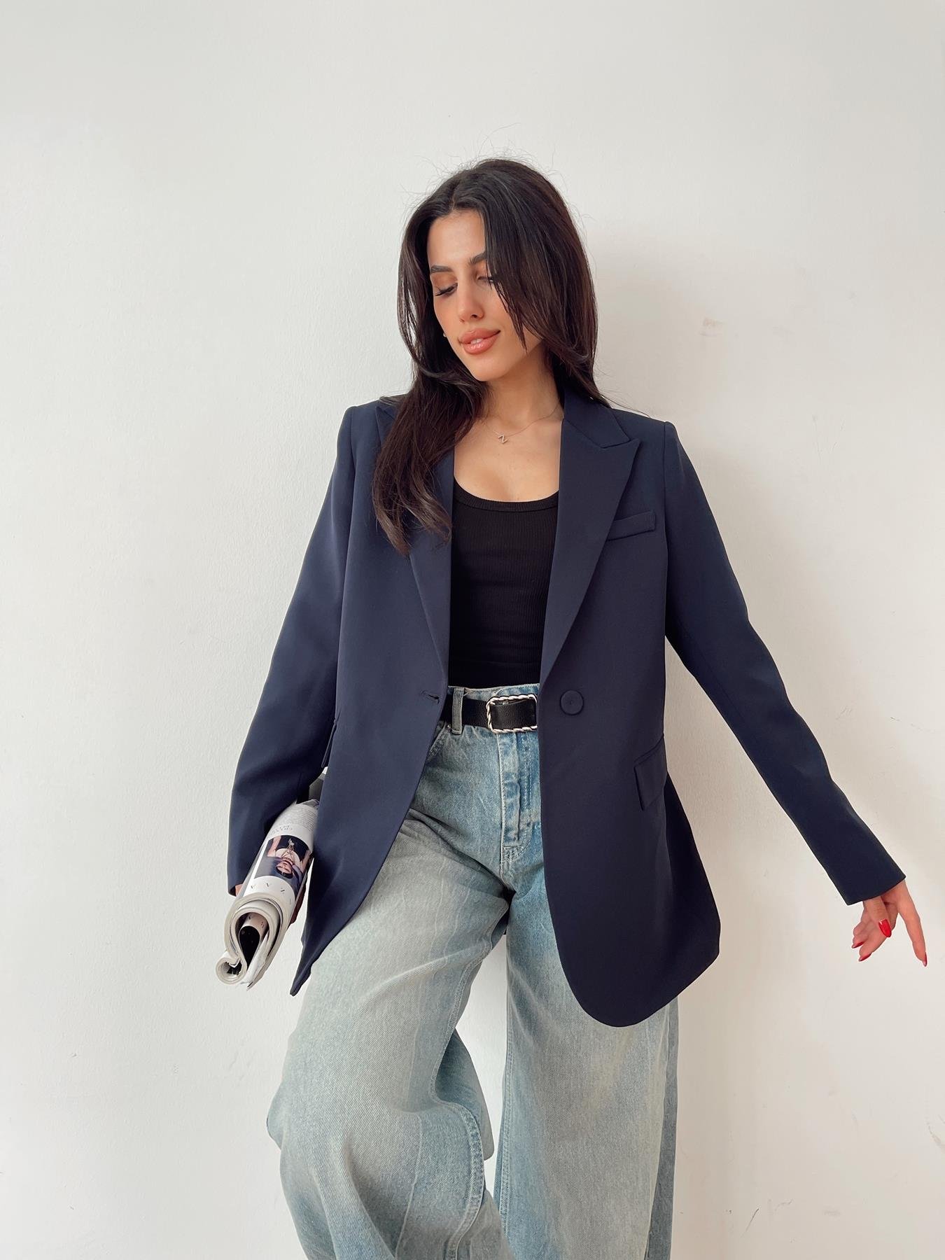 Tek Düğmeli Ceket LACİVERT