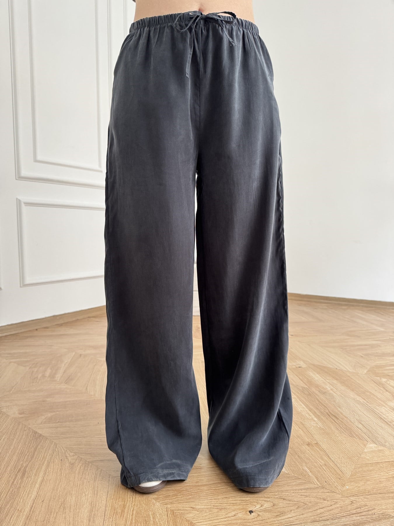 Tensel Bol Paça Pantolon Antrasit