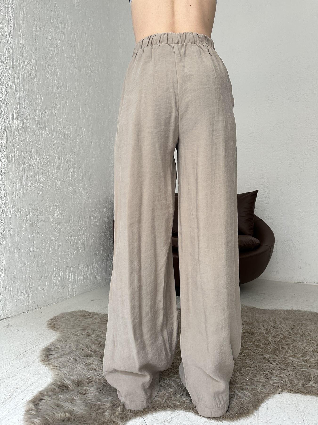 Tensel Kumaş Pantolon VİZON