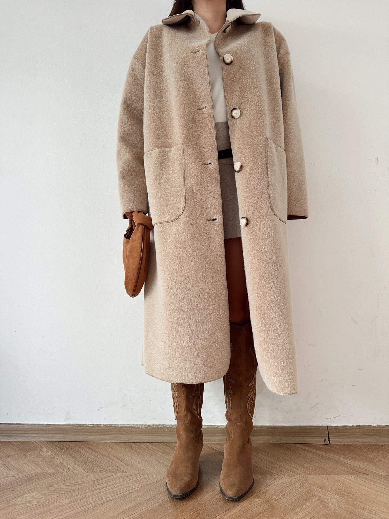 Torba Cepli Uzun Ceket TAŞ