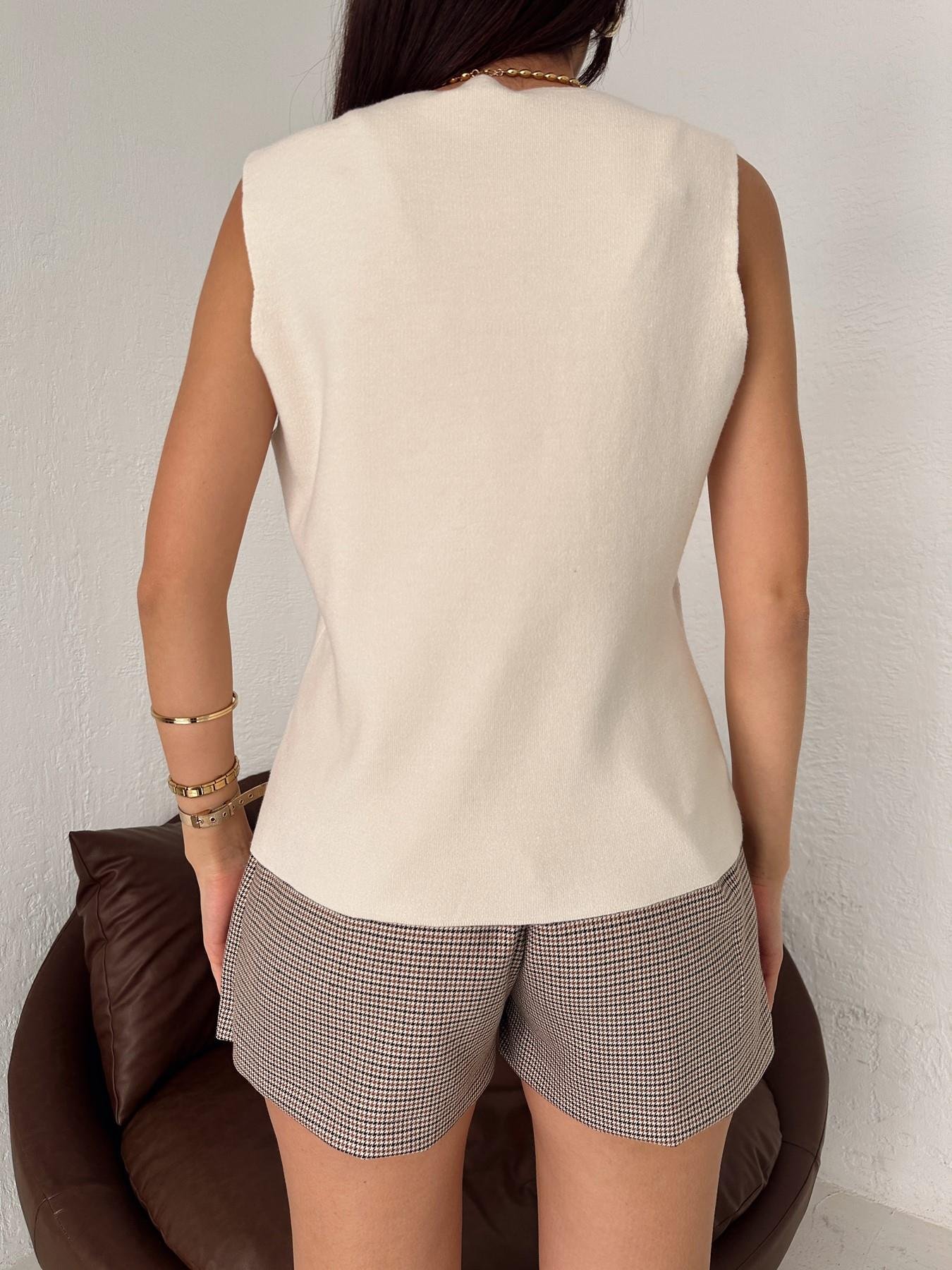 V Yaka Düğmeli Hırka KREM