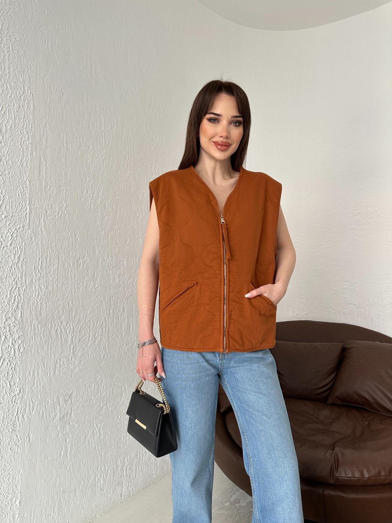 V Yaka Kapitone Yelek TABA