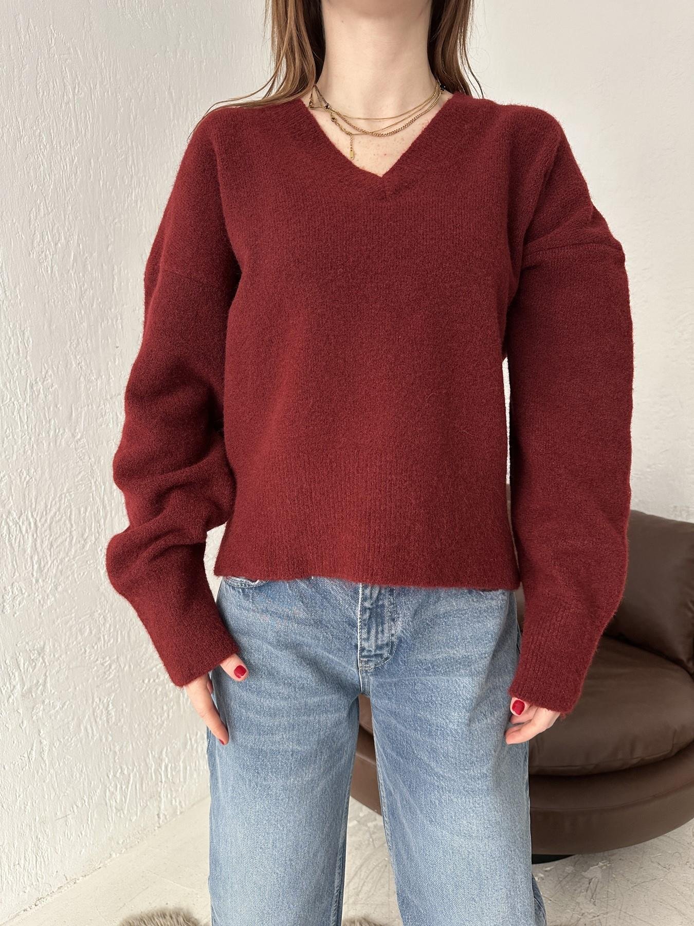 V Yaka Yumoş Kazak BORDO