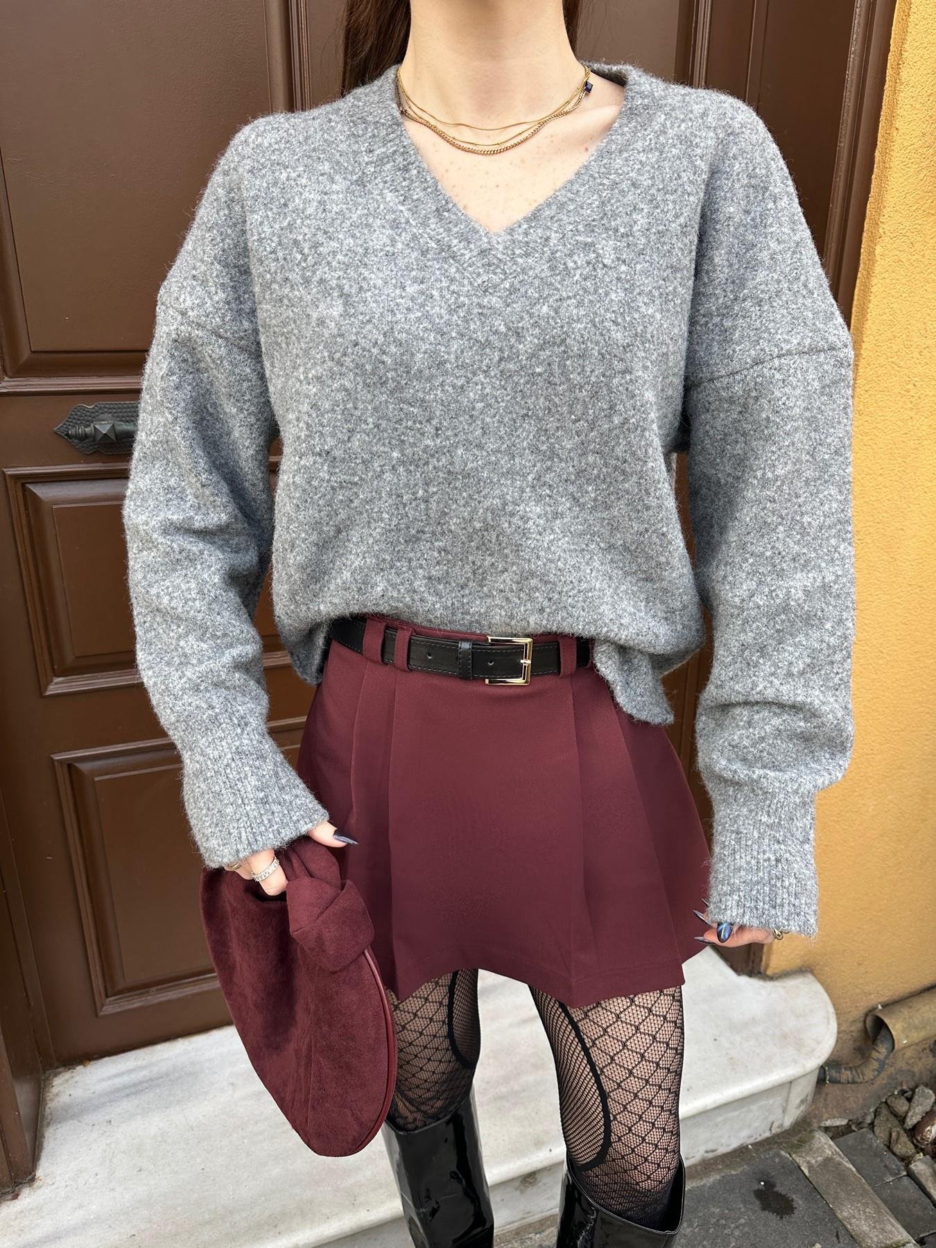 V Yaka Yumoş Kazak GRİ