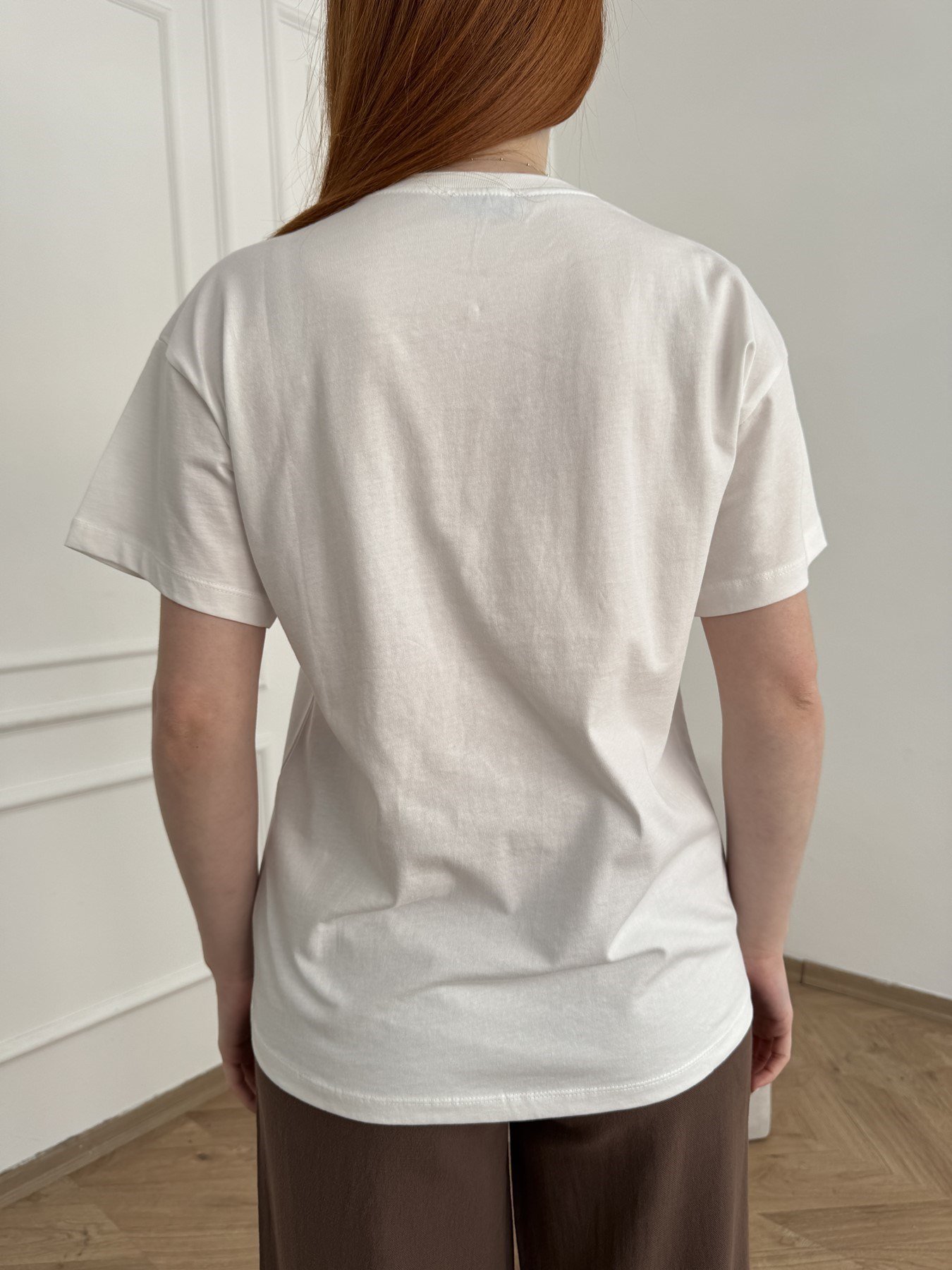 What Is Your Plan Today? Nakışlı T-shirt Ekru