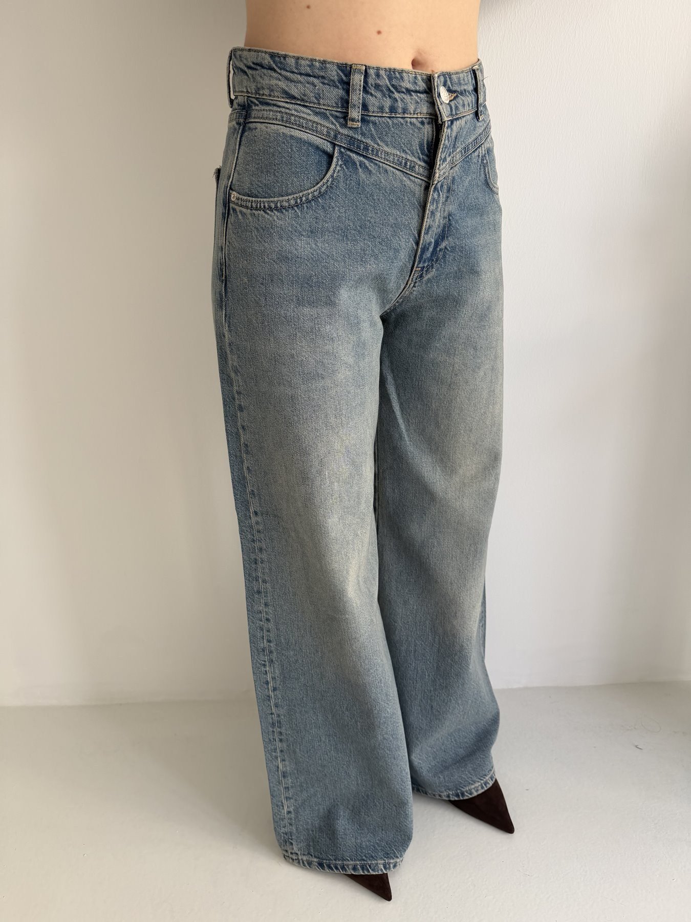 Wideleg Jean Pantolon Tint