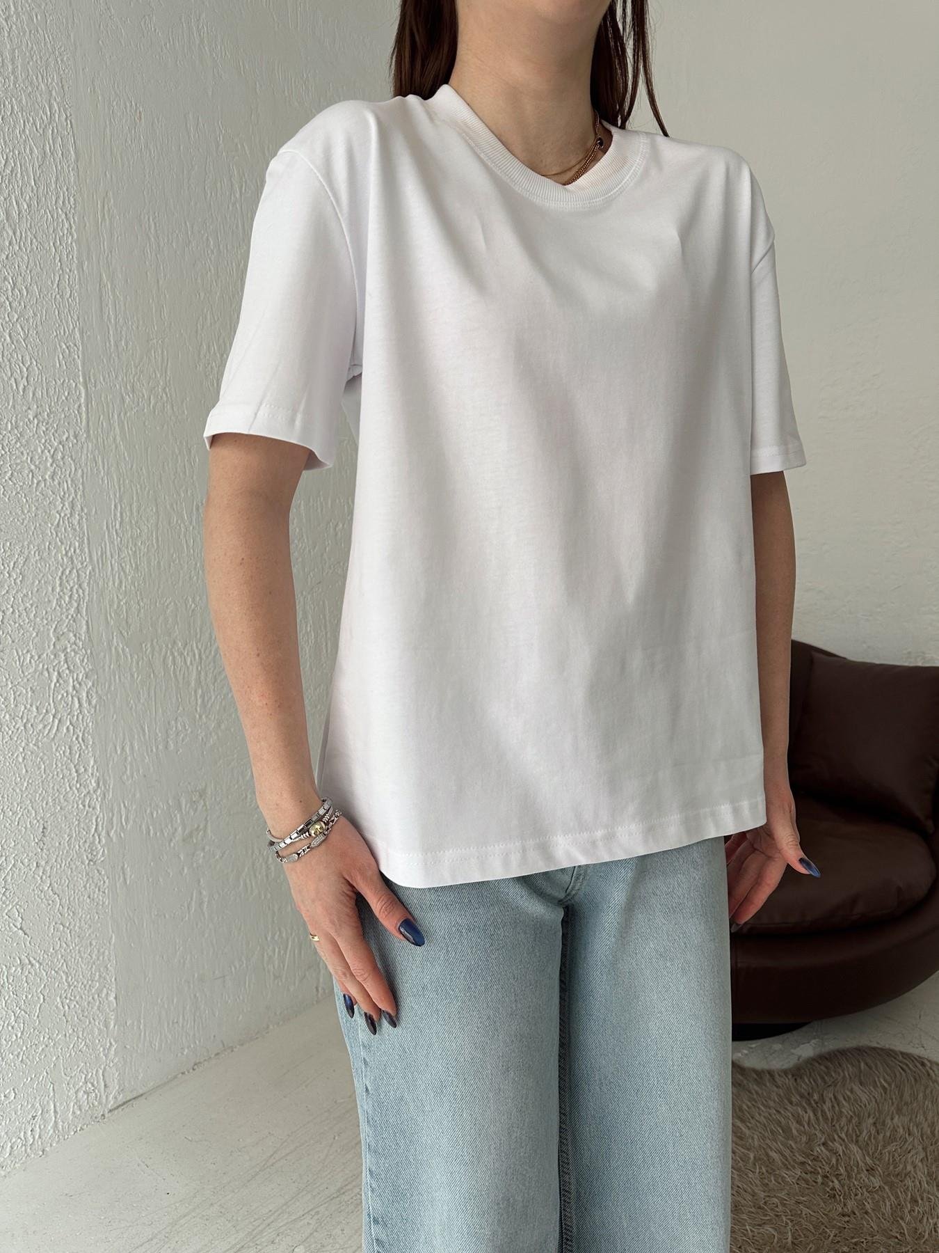 Yarım Kol Tişört Beyaz