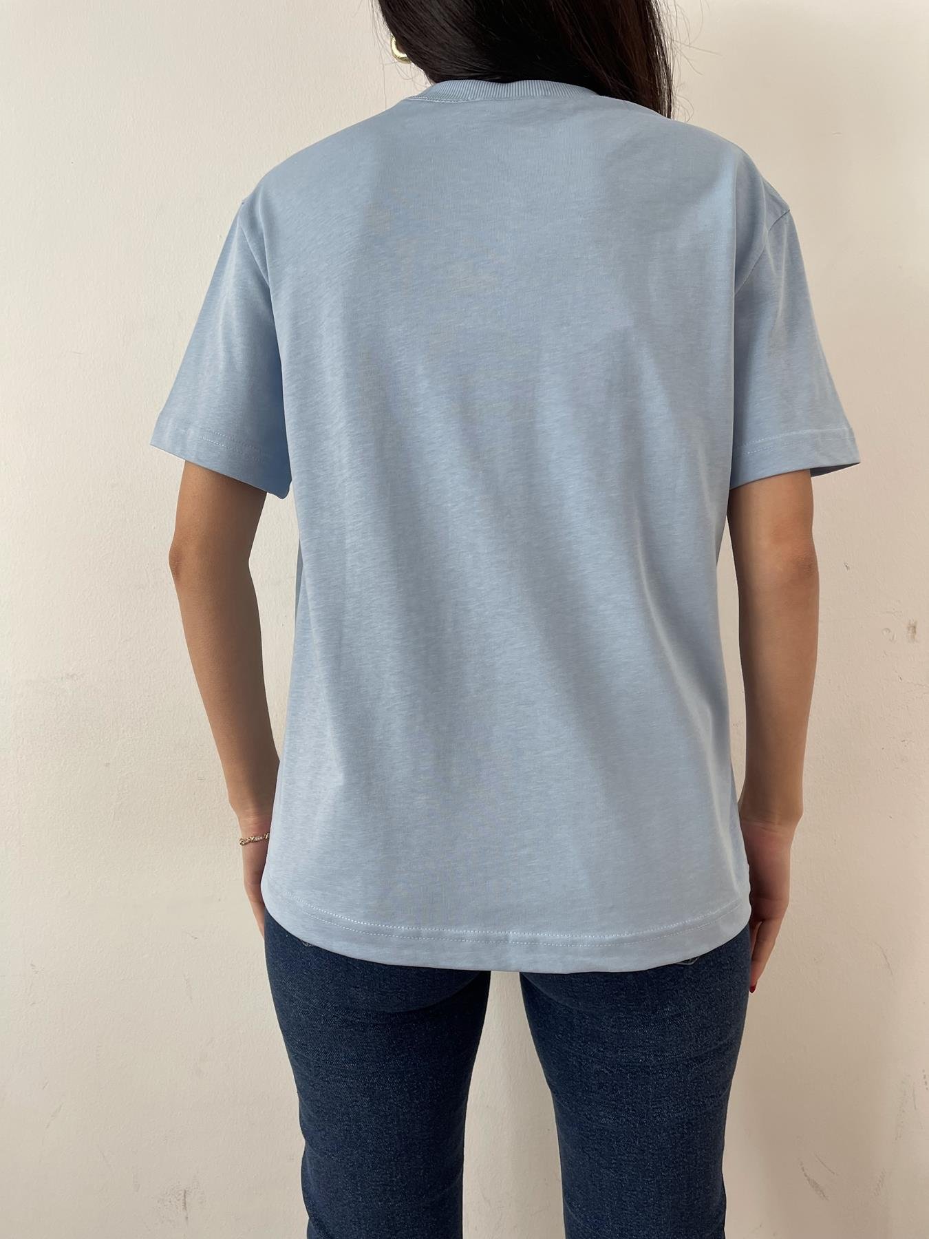 Yarım Kol Tişört MAVİ