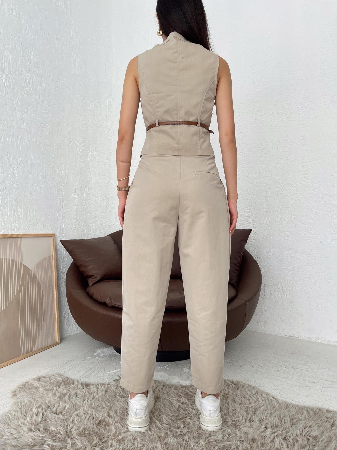 Yelek Pantolon Takım Taş