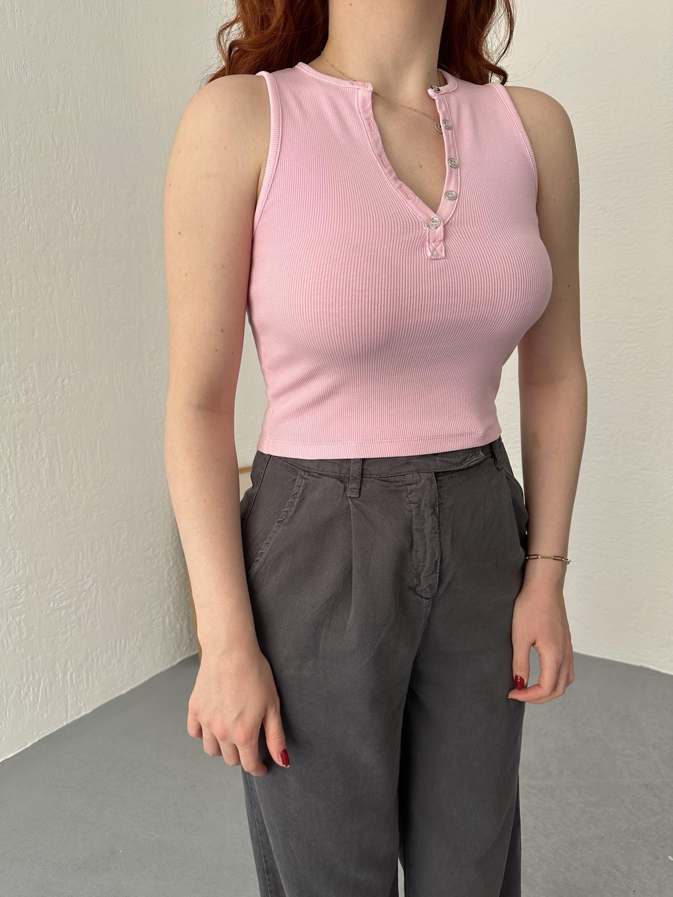 Yıkama Efetkli Crop Pembe