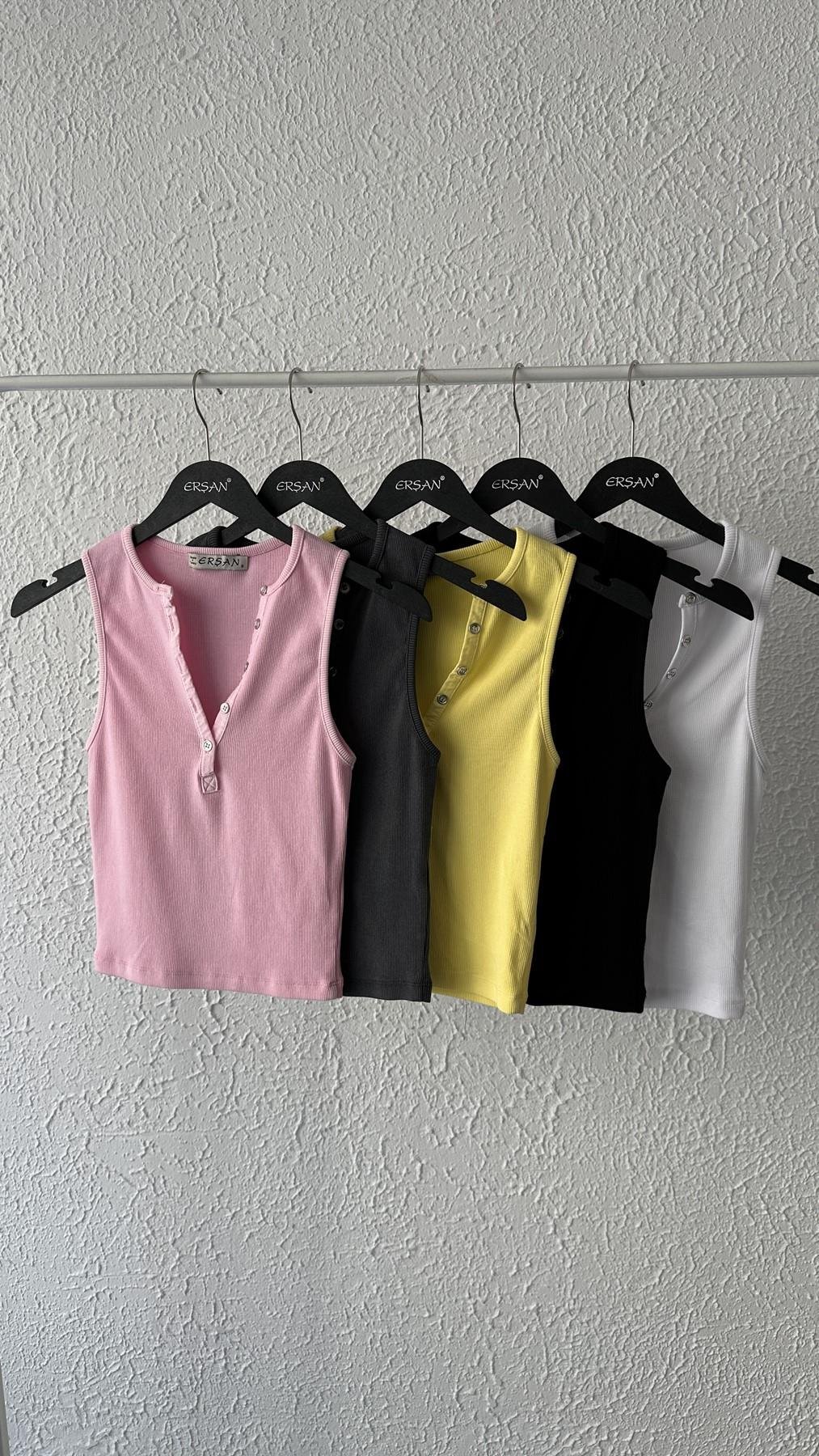 Yıkama Efetkli Crop Siyah