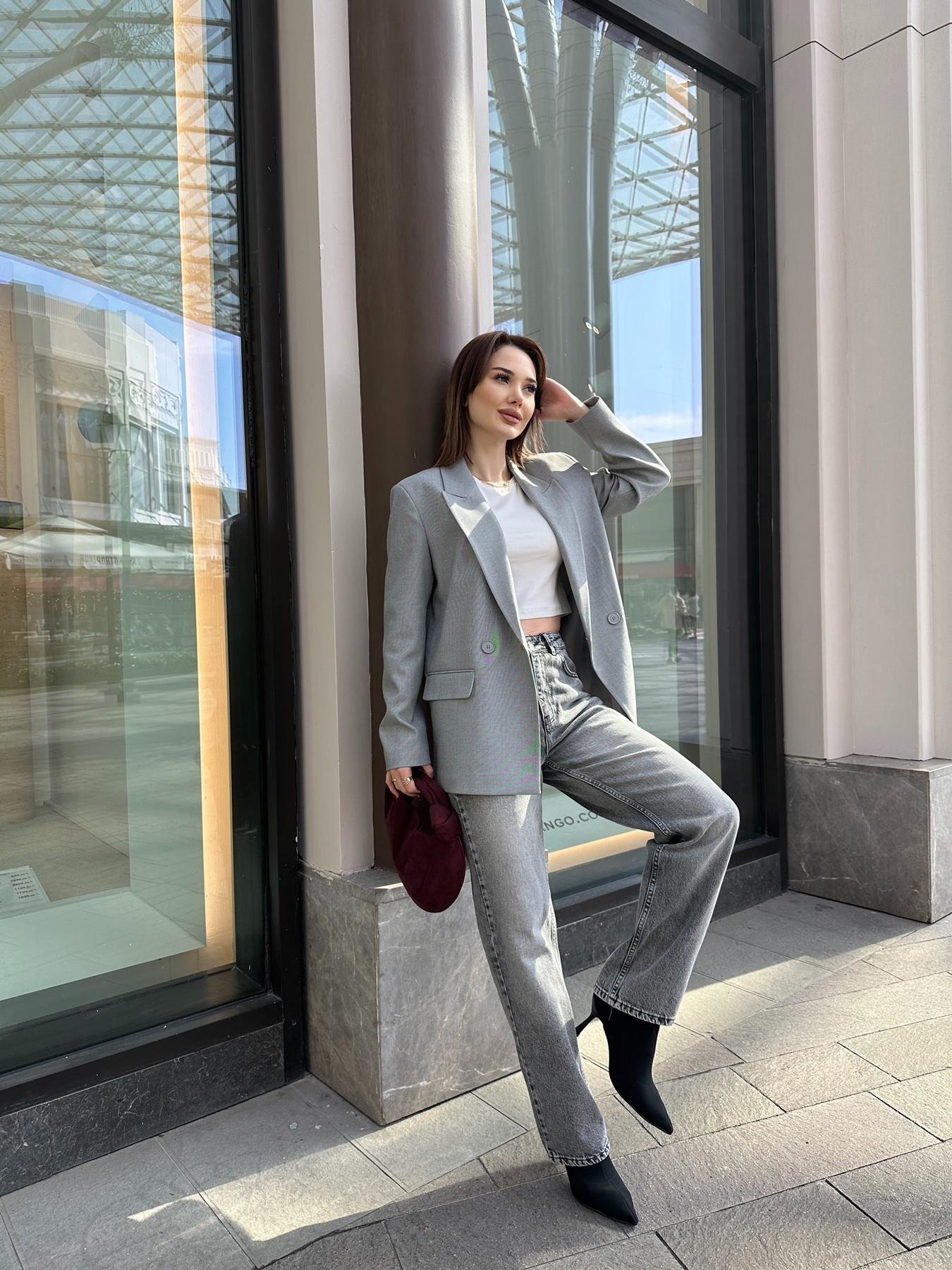 Yıkamalı Mom Jean ANTRASİT