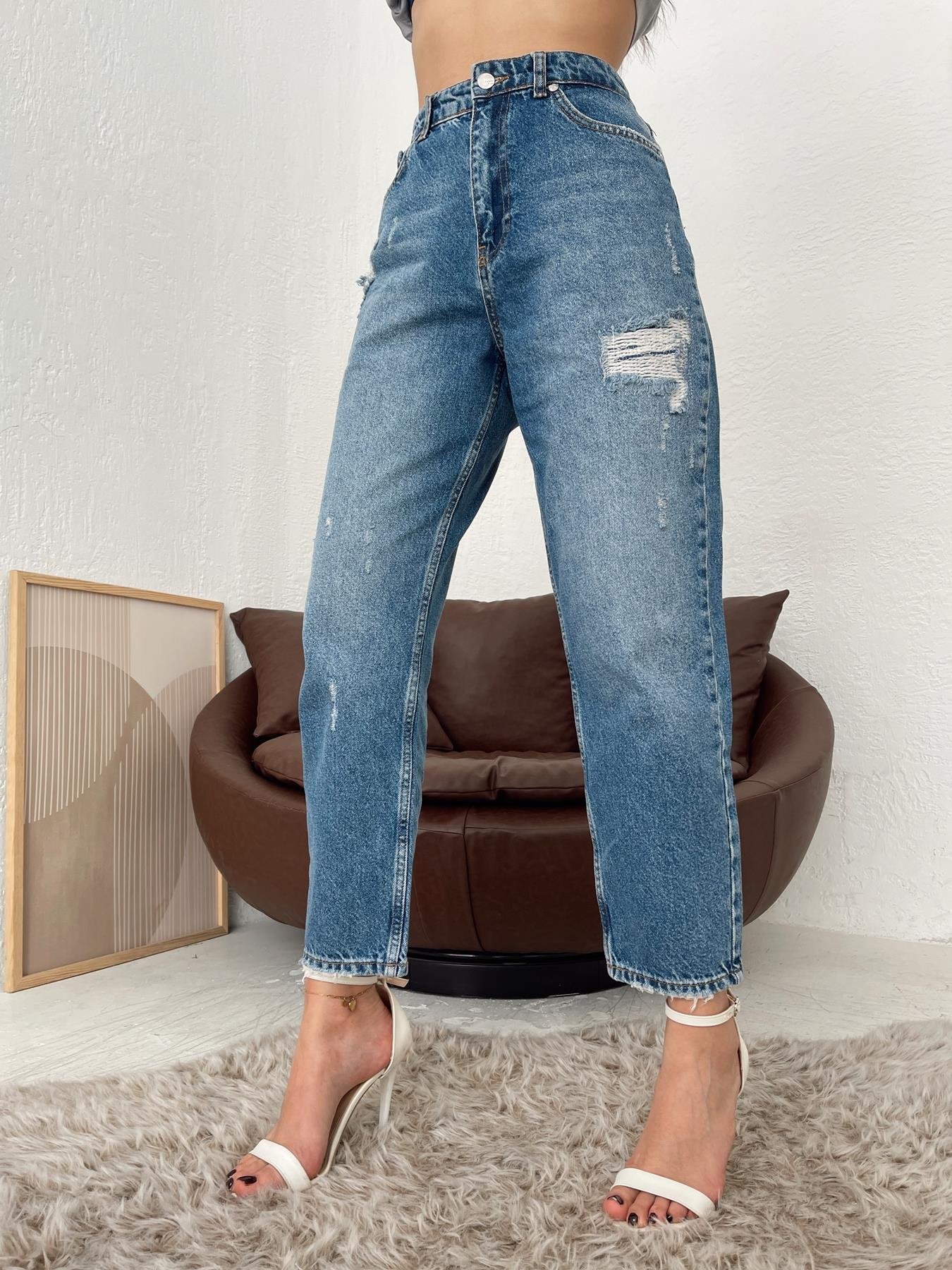 Yıpratmalı Jean MAVİ