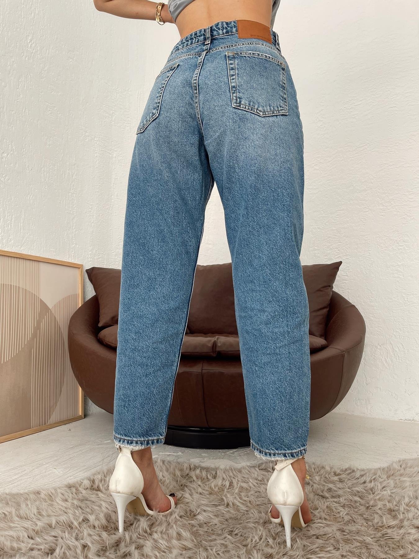 Yıpratmalı Jean MAVİ