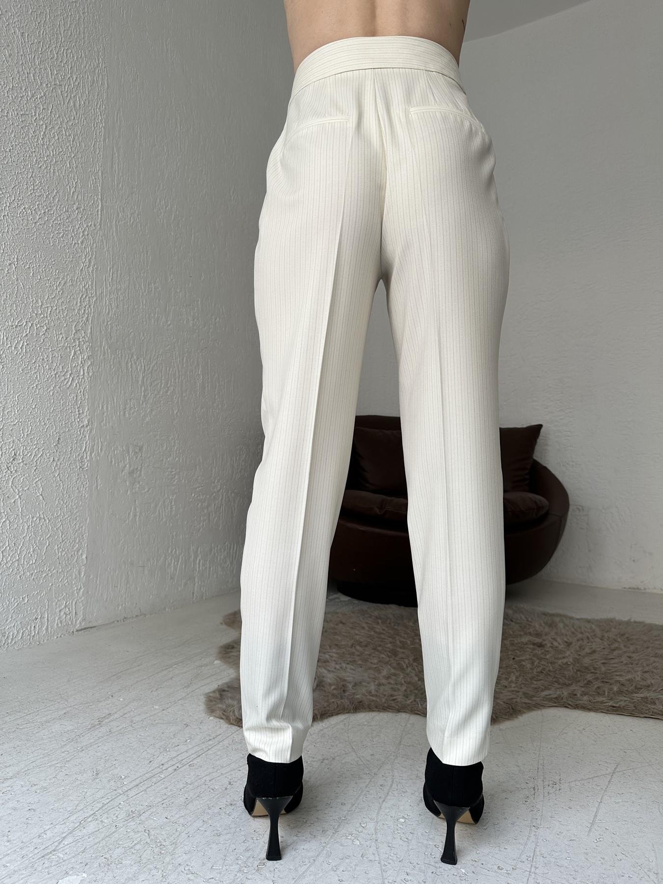 Yüksek Bel Pileli Pantolon EKRU