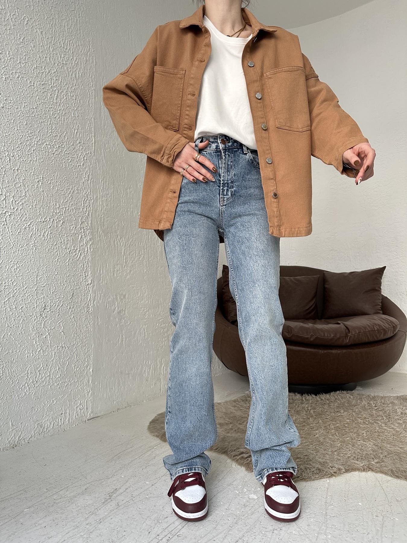 Yüksek Bel Straight Jean 14 AÇIK MAVİ