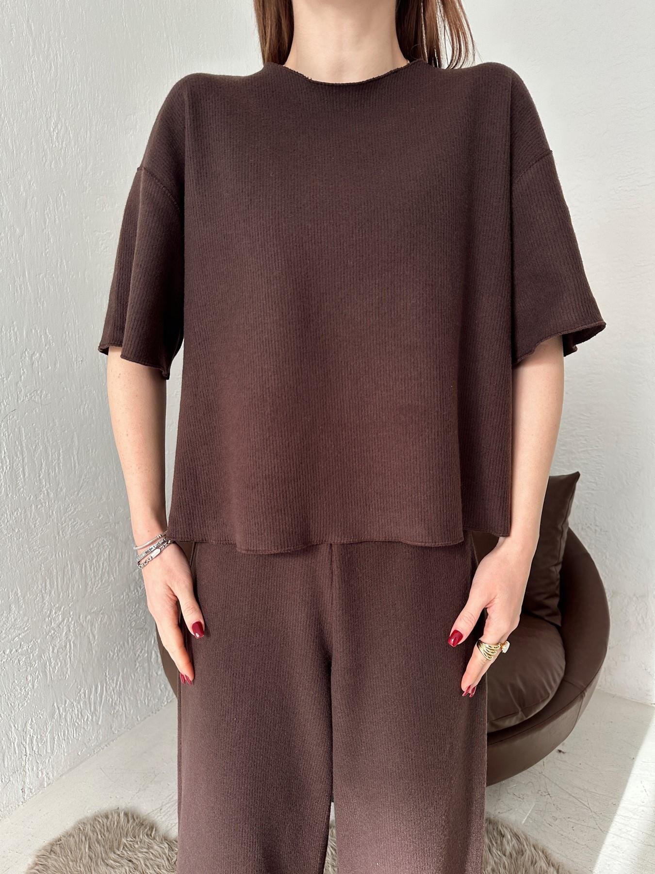 Yumoş Fitilli Crop KAHVE