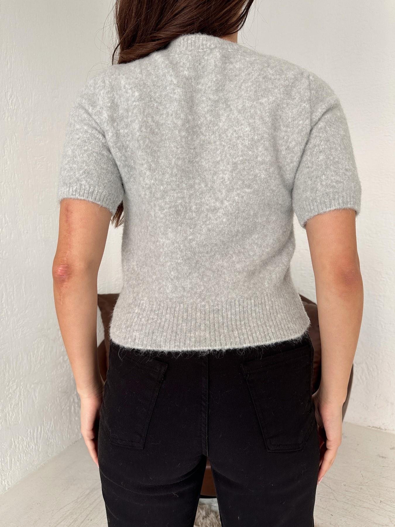 Yumoş Kısa Kol Kazak GRİ