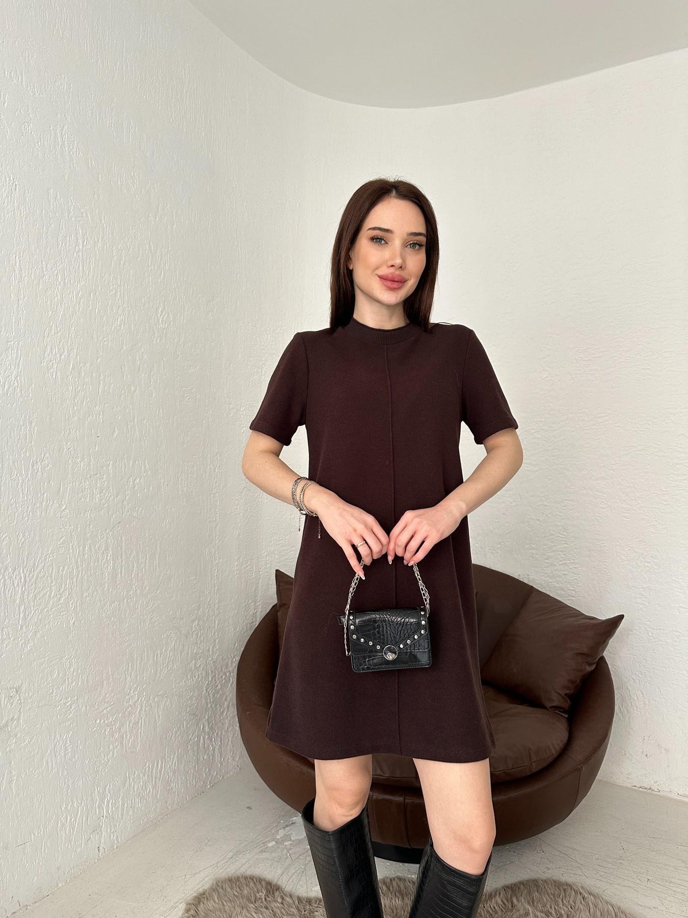 Yumoş Mini Elbise KAHVE