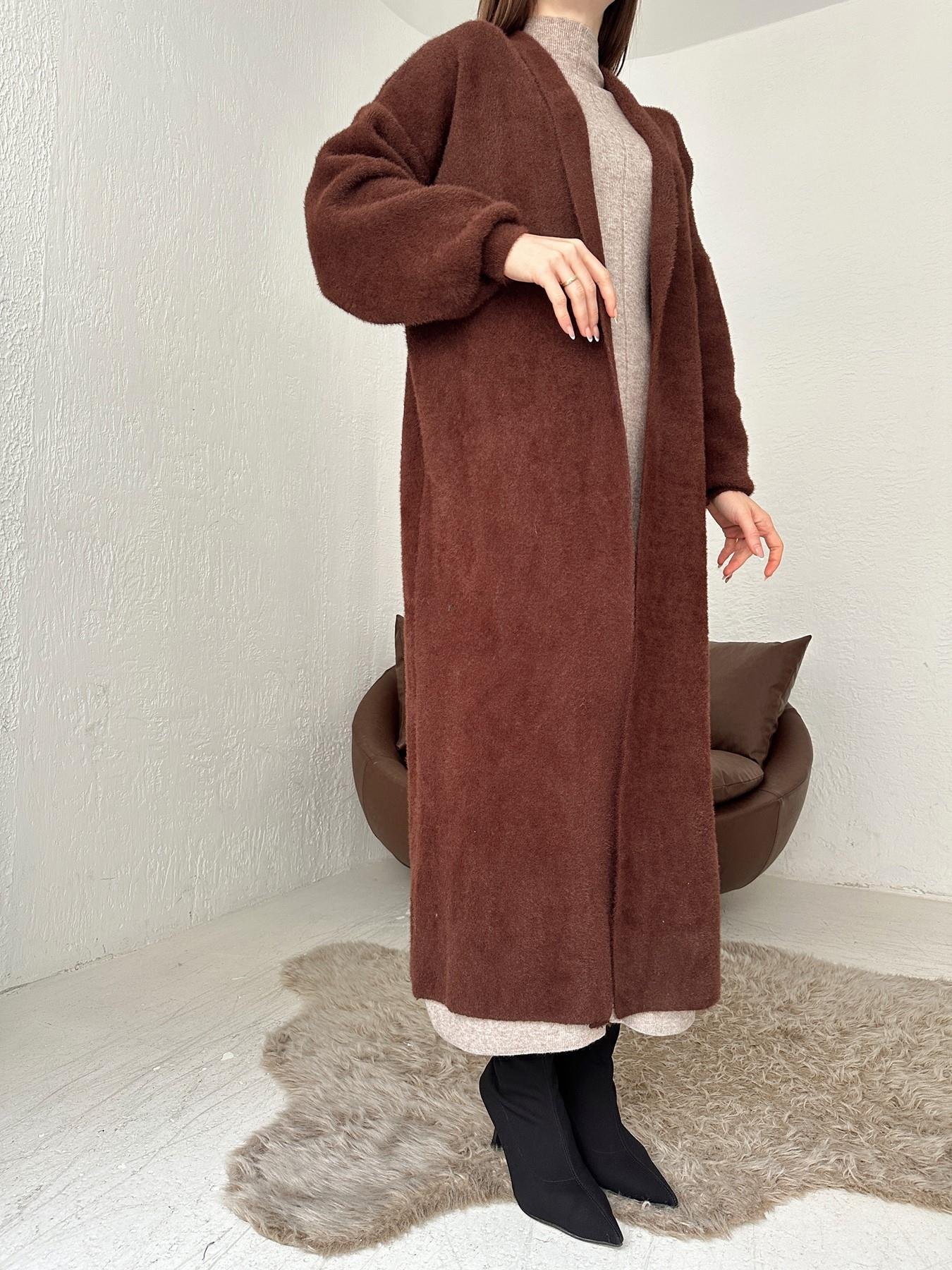 Yumoş Uzun Hırka KAHVE