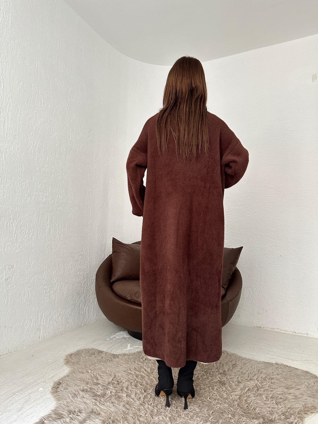 Yumoş Uzun Hırka KAHVE